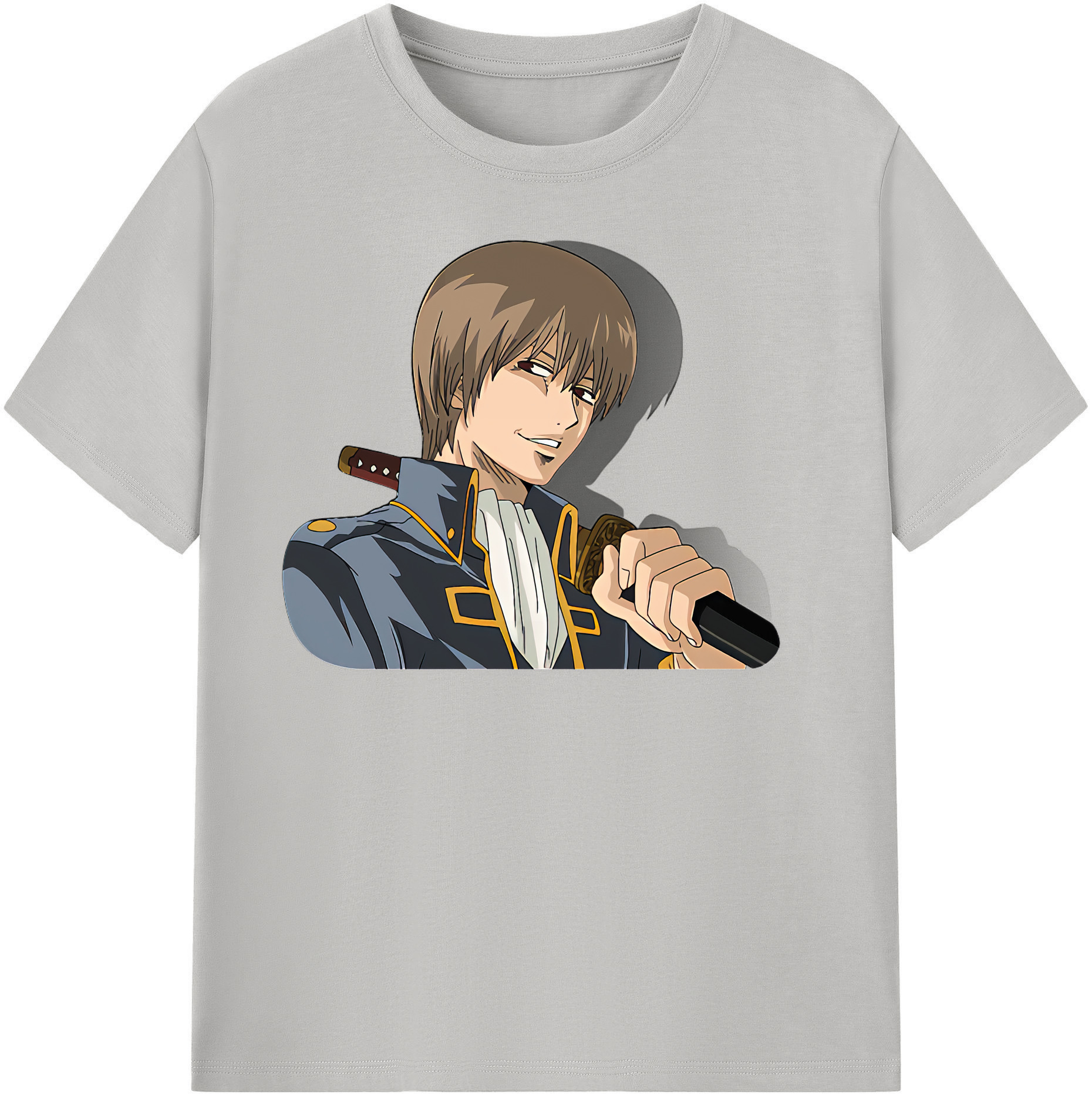 （画像用） ぎんたま 坂田銀時（さかたぎんとき） 神楽 志村新八（しむら しんぱち） GINTAMA Sakata Gintoki Kagura Shimura Shinpachi レディースカジュアルプリントTシャツ（綿100％）