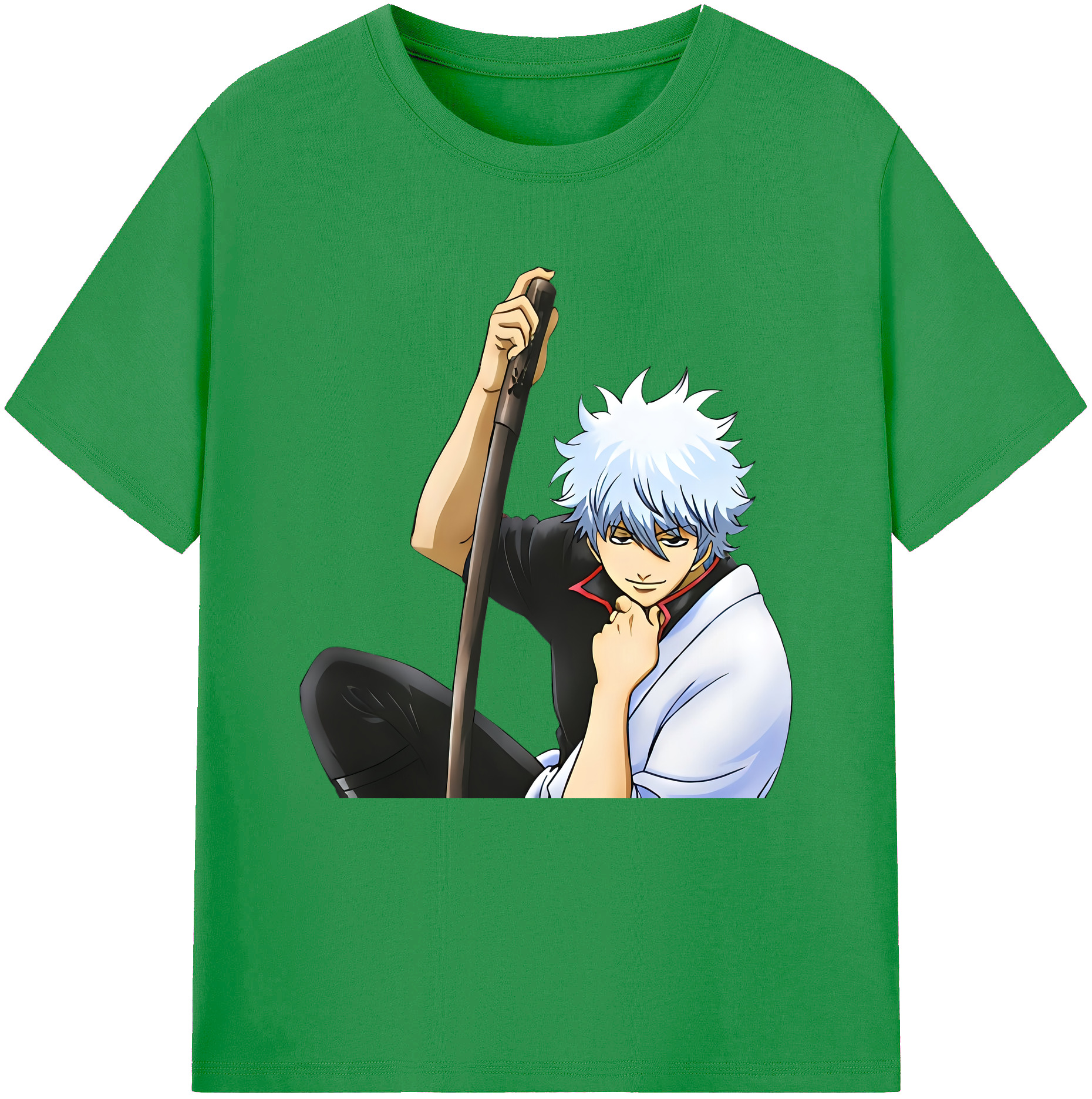 （画像用） ぎんたま 坂田銀時（さかたぎんとき） 神楽 志村新八（しむら しんぱち） GINTAMA Sakata Gintoki Kagura Shimura Shinpachi レディースカジュアルプリントTシャツ（綿100％）