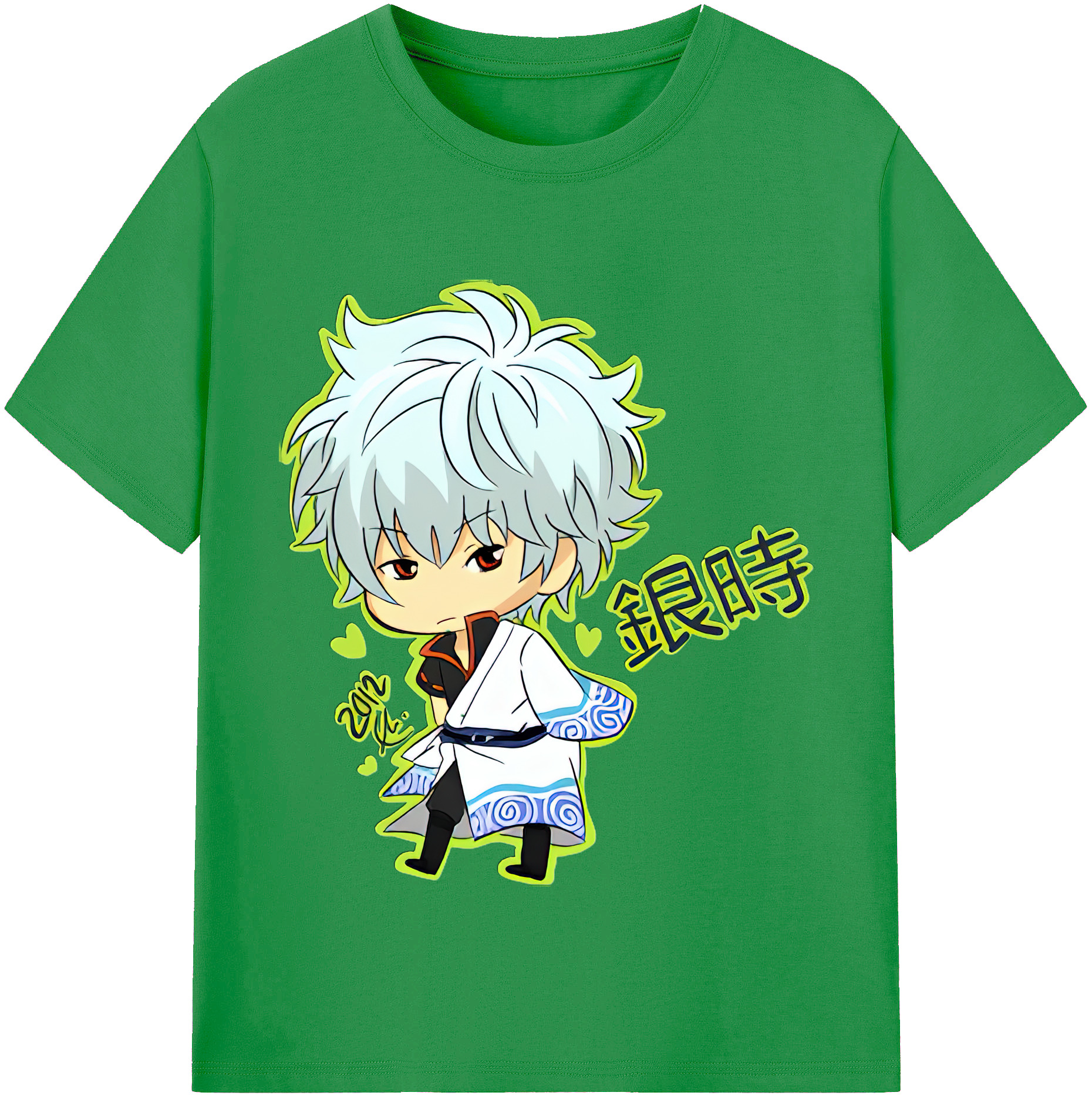 （画像用） ぎんたま 坂田銀時（さかたぎんとき） 神楽 志村新八（しむら しんぱち） GINTAMA Sakata Gintoki Kagura Shimura Shinpachi レディースカジュアルプリントTシャツ（綿100％）