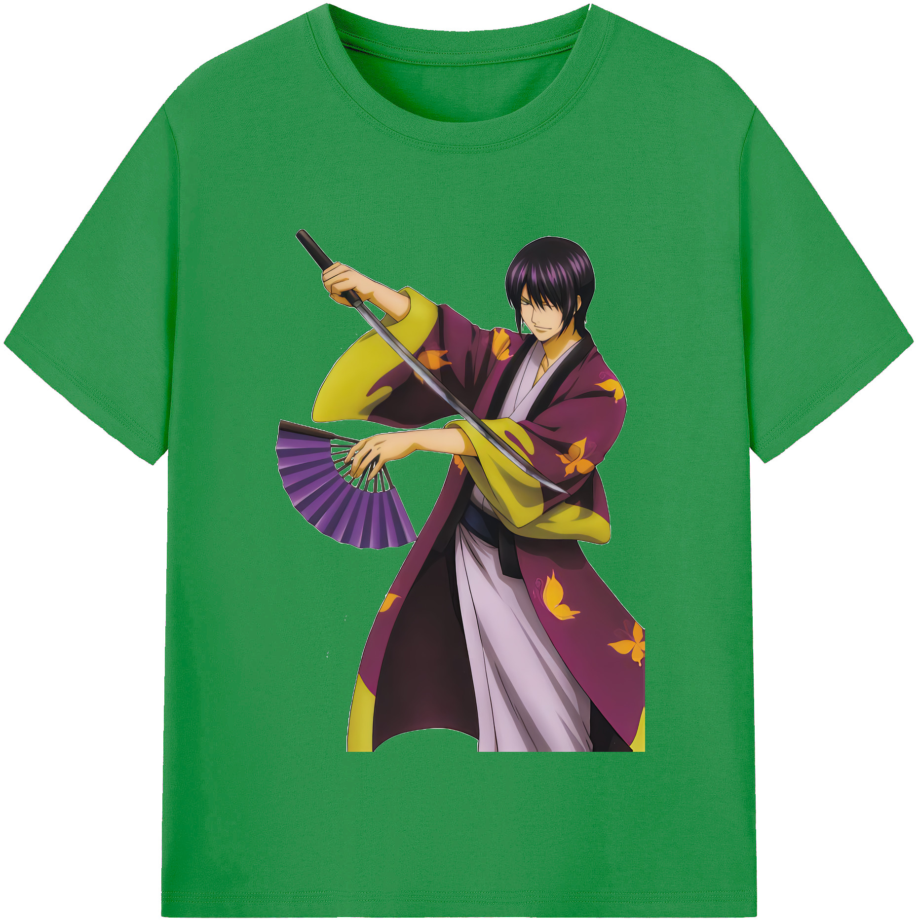 （画像用） ぎんたま 坂田銀時（さかたぎんとき） 神楽 志村新八（しむら しんぱち） GINTAMA Sakata Gintoki Kagura Shimura Shinpachi レディースカジュアルプリントTシャツ（綿100％）