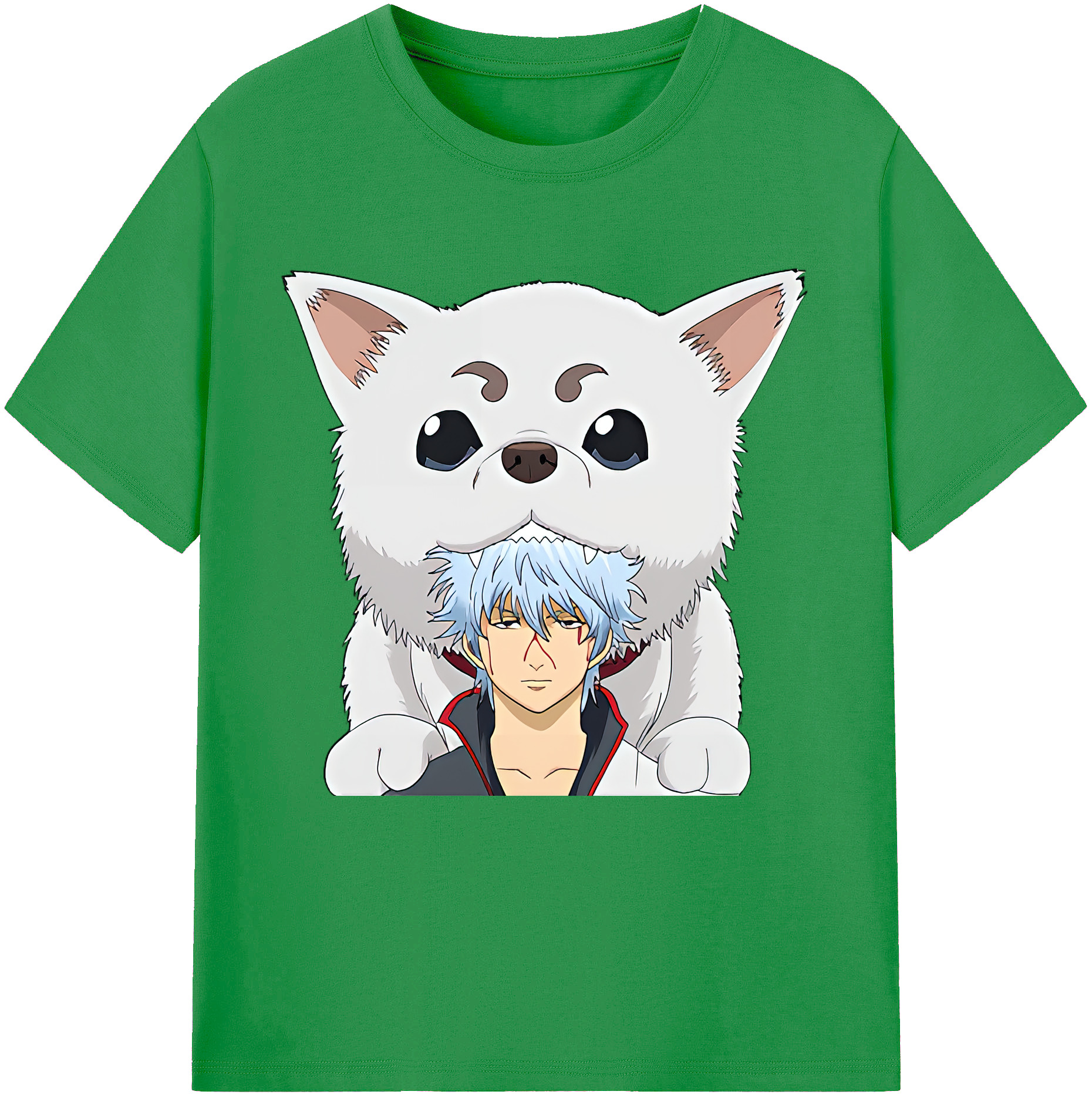 （画像用） ぎんたま 坂田銀時（さかたぎんとき） 神楽 志村新八（しむら しんぱち） GINTAMA Sakata Gintoki Kagura Shimura Shinpachi レディースカジュアルプリントTシャツ（綿100％）