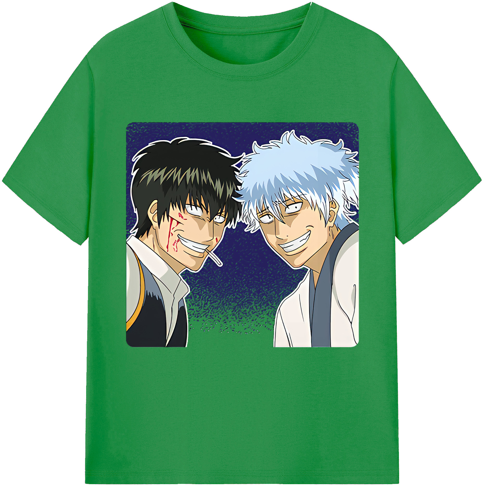 （画像用） ぎんたま 坂田銀時（さかたぎんとき） 神楽 志村新八（しむら しんぱち） GINTAMA Sakata Gintoki Kagura Shimura Shinpachi レディースカジュアルプリントTシャツ（綿100％）