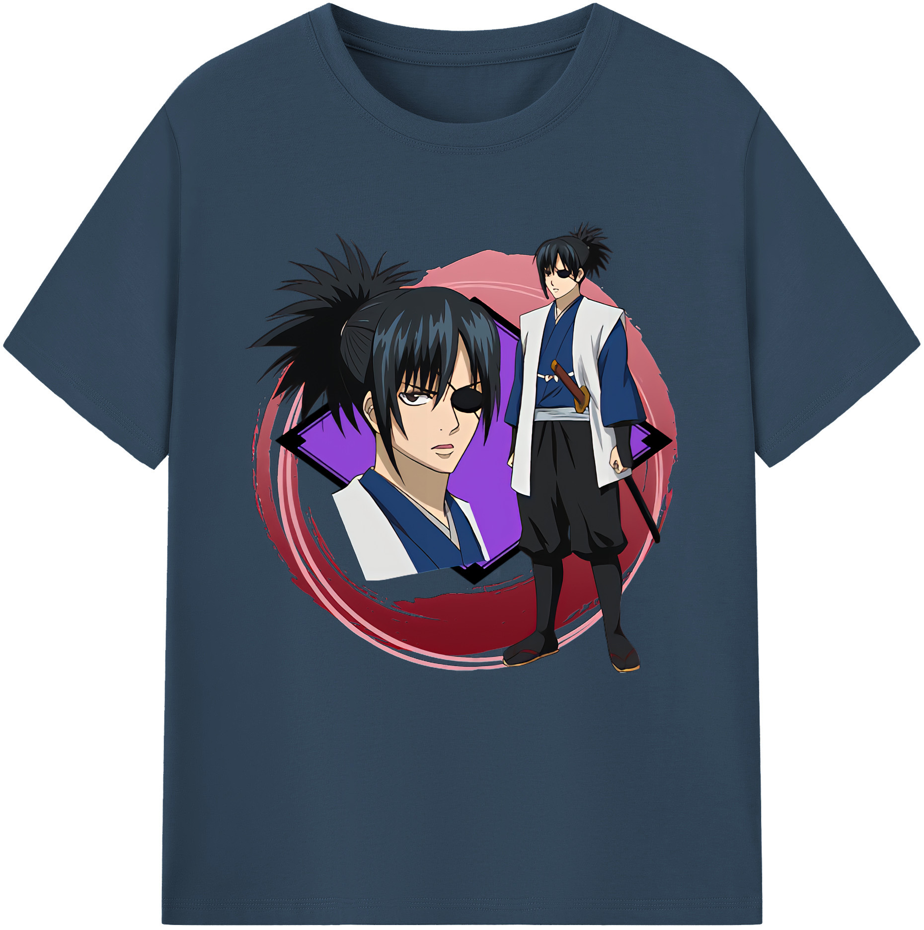 （画像用） ぎんたま 坂田銀時（さかたぎんとき） 神楽 志村新八（しむら しんぱち） GINTAMA Sakata Gintoki Kagura Shimura Shinpachi レディースカジュアルプリントTシャツ（綿100％）