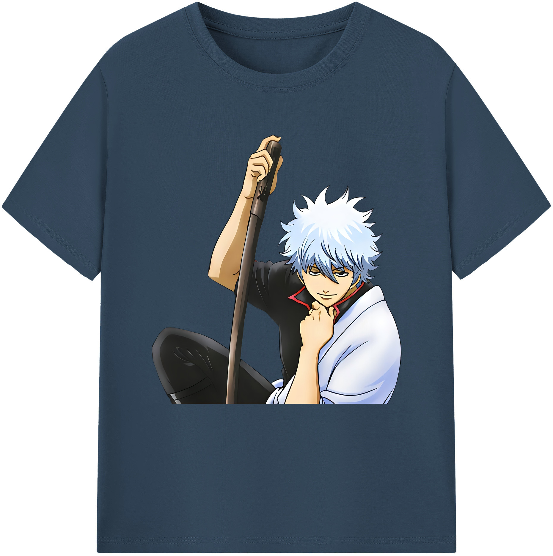 （画像用） ぎんたま 坂田銀時（さかたぎんとき） 神楽 志村新八（しむら しんぱち） GINTAMA Sakata Gintoki Kagura Shimura Shinpachi レディースカジュアルプリントTシャツ（綿100％）