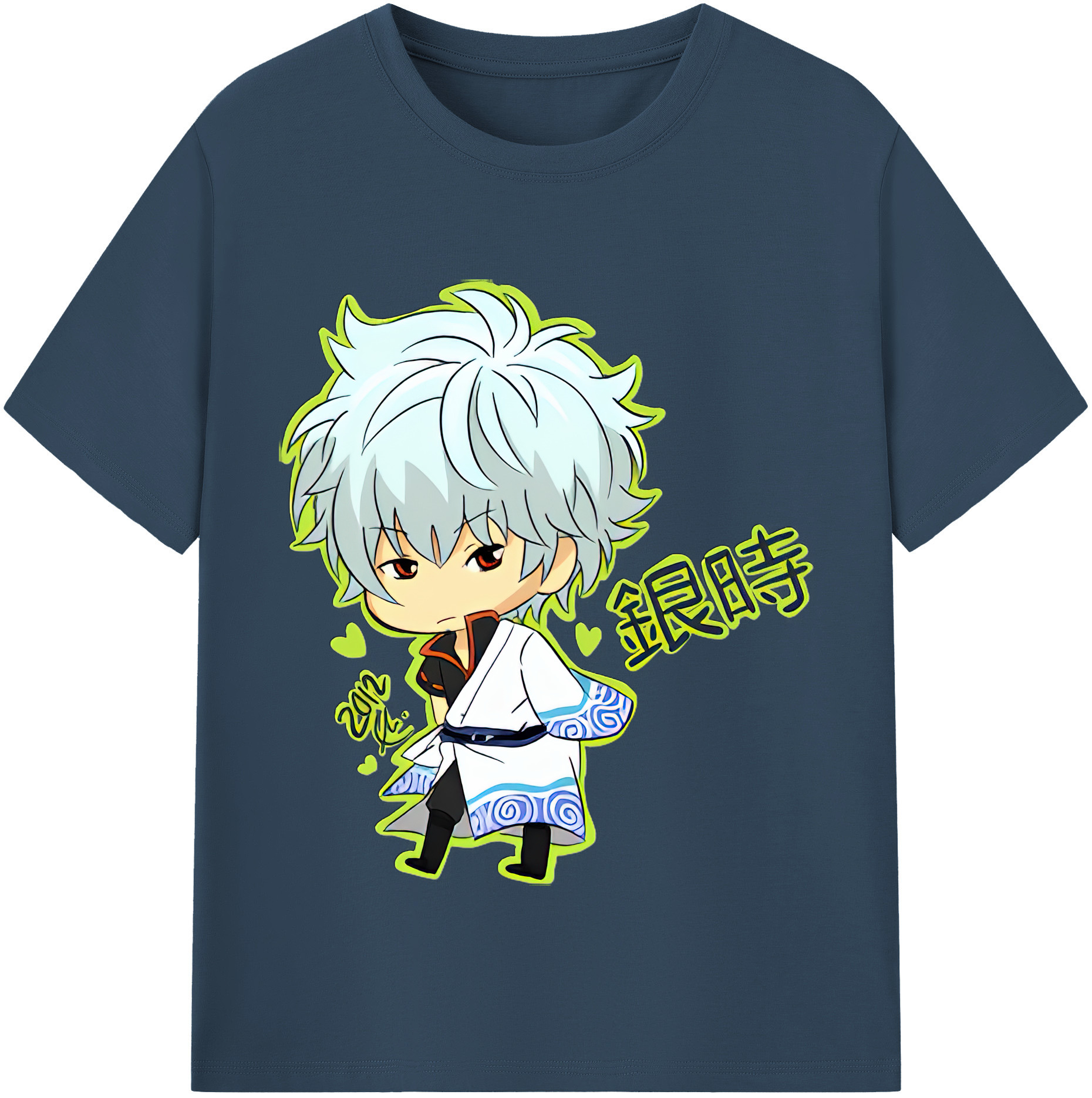 （画像用） ぎんたま 坂田銀時（さかたぎんとき） 神楽 志村新八（しむら しんぱち） GINTAMA Sakata Gintoki Kagura Shimura Shinpachi レディースカジュアルプリントTシャツ（綿100％）