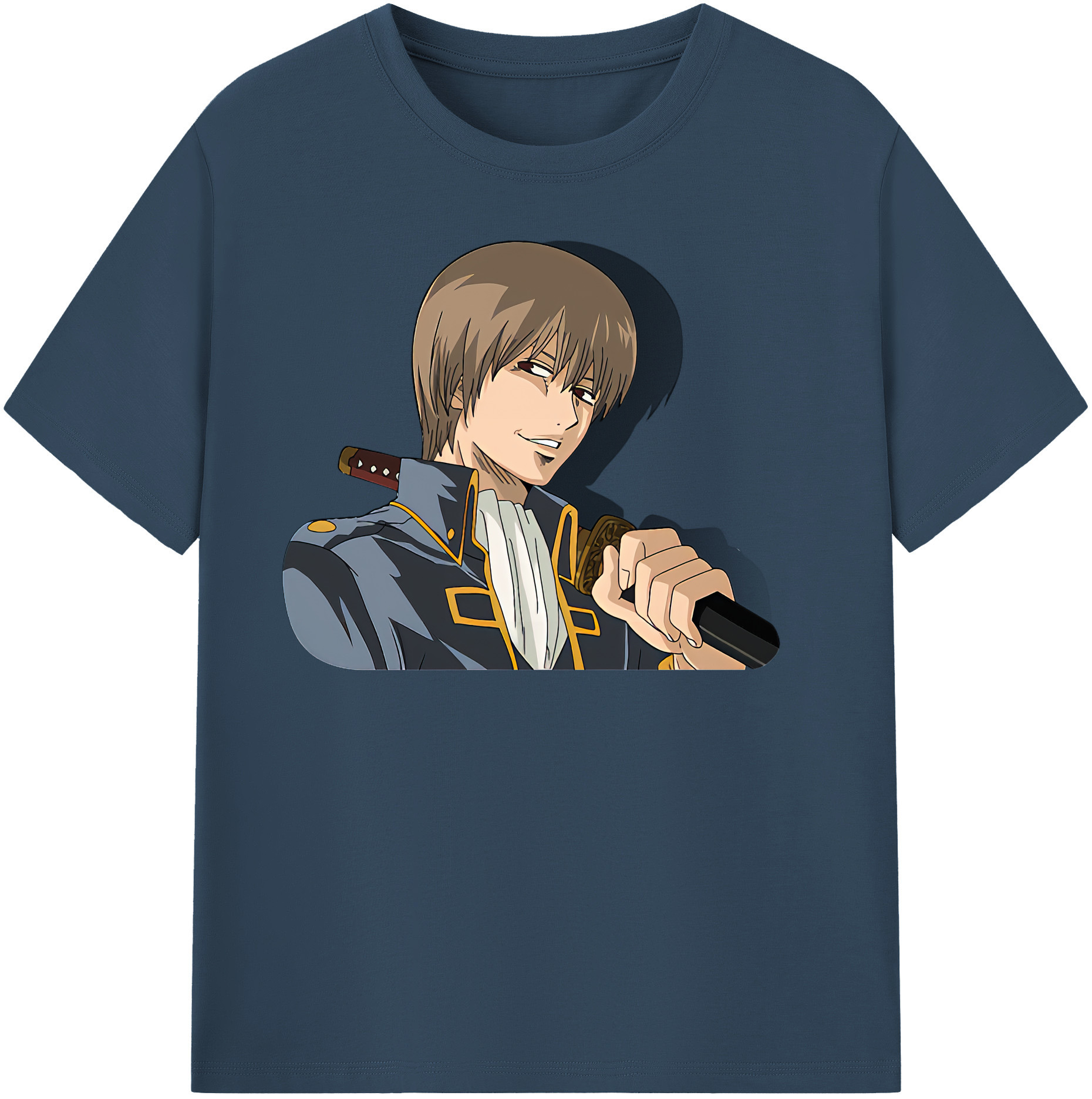 （画像用） ぎんたま 坂田銀時（さかたぎんとき） 神楽 志村新八（しむら しんぱち） GINTAMA Sakata Gintoki Kagura Shimura Shinpachi レディースカジュアルプリントTシャツ（綿100％）