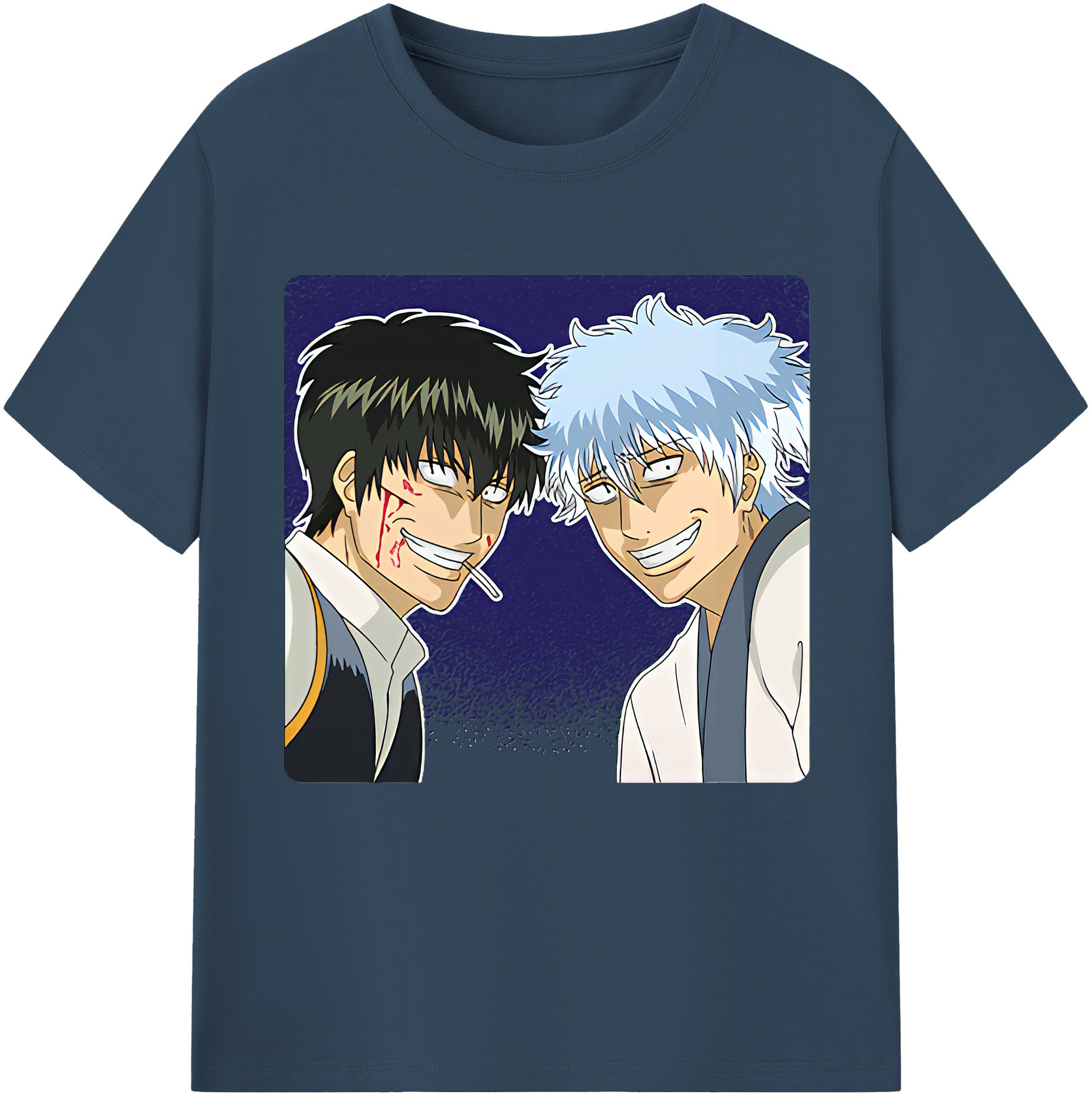 （画像用） ぎんたま 坂田銀時（さかたぎんとき） 神楽 志村新八（しむら しんぱち） GINTAMA Sakata Gintoki Kagura Shimura Shinpachi レディースカジュアルプリントTシャツ（綿100％）