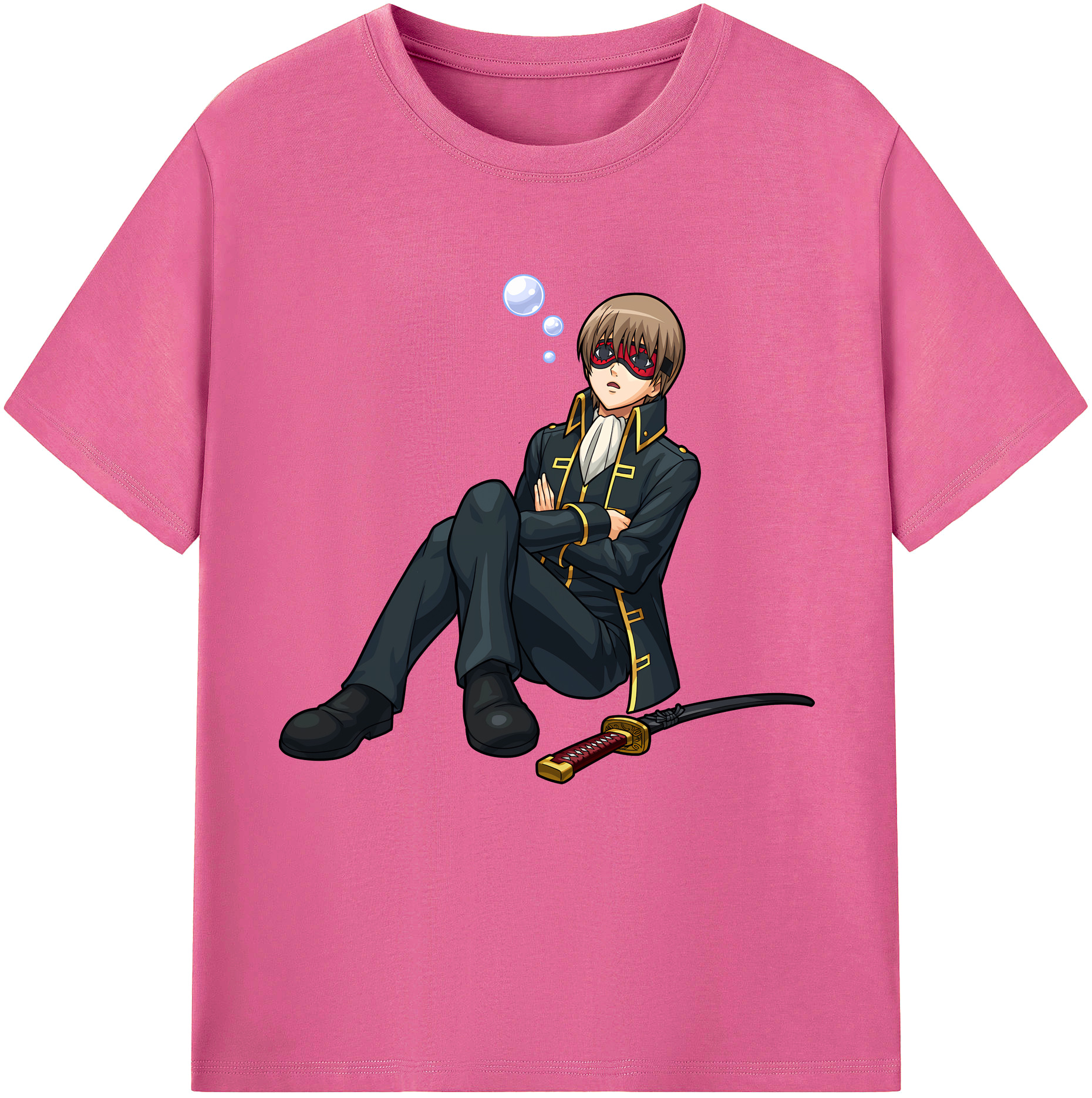 （画像用） ぎんたま 坂田銀時（さかたぎんとき） 神楽 志村新八（しむら しんぱち） GINTAMA Sakata Gintoki Kagura Shimura Shinpachi レディースカジュアルプリントTシャツ（綿100％）