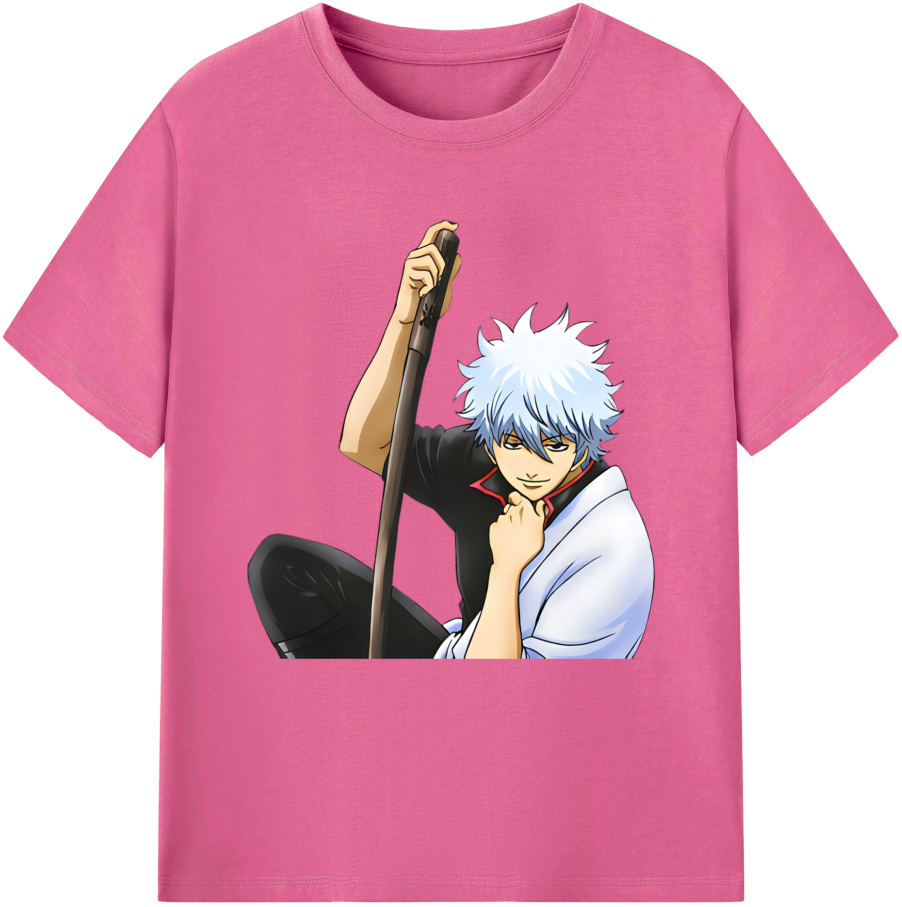 （画像用） ぎんたま 坂田銀時（さかたぎんとき） 神楽 志村新八（しむら しんぱち） GINTAMA Sakata Gintoki Kagura Shimura Shinpachi レディースカジュアルプリントTシャツ（綿100％）