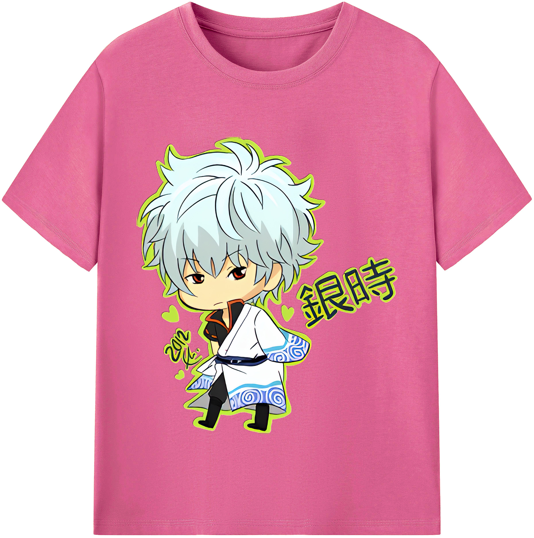 （画像用） ぎんたま 坂田銀時（さかたぎんとき） 神楽 志村新八（しむら しんぱち） GINTAMA Sakata Gintoki Kagura Shimura Shinpachi レディースカジュアルプリントTシャツ（綿100％）
