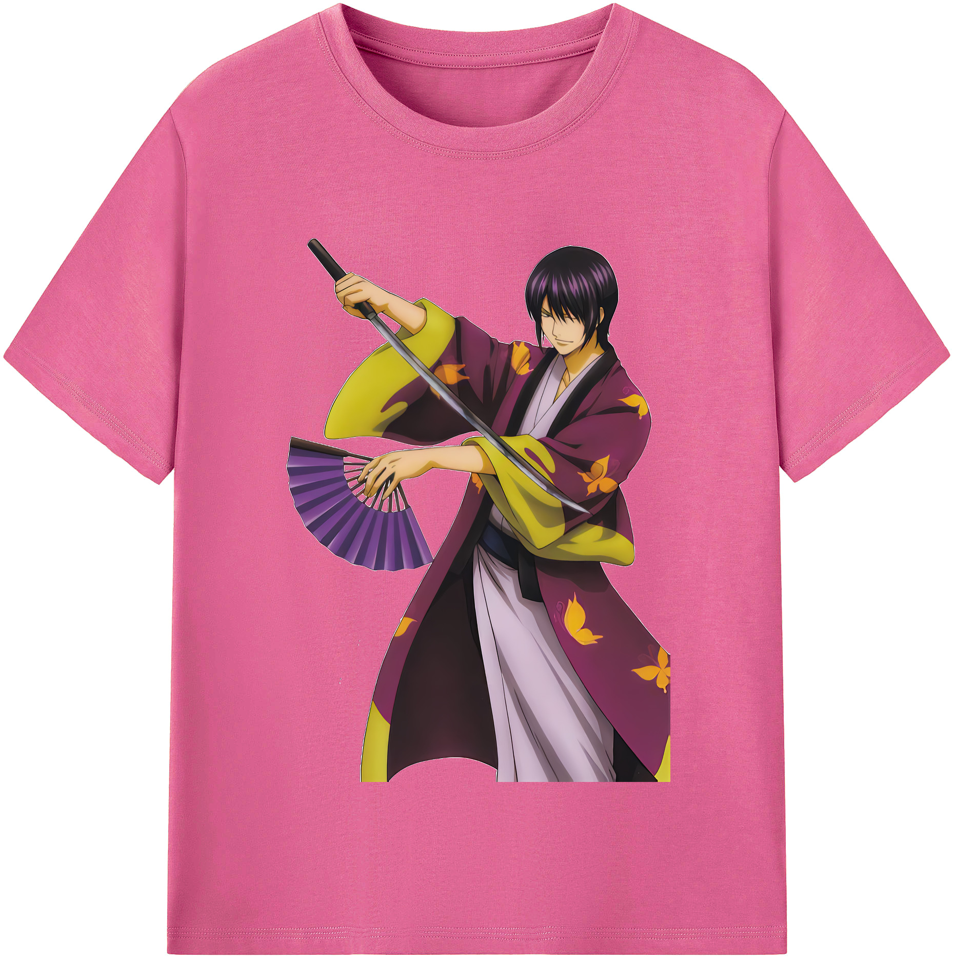 （画像用） ぎんたま 坂田銀時（さかたぎんとき） 神楽 志村新八（しむら しんぱち） GINTAMA Sakata Gintoki Kagura Shimura Shinpachi レディースカジュアルプリントTシャツ（綿100％）