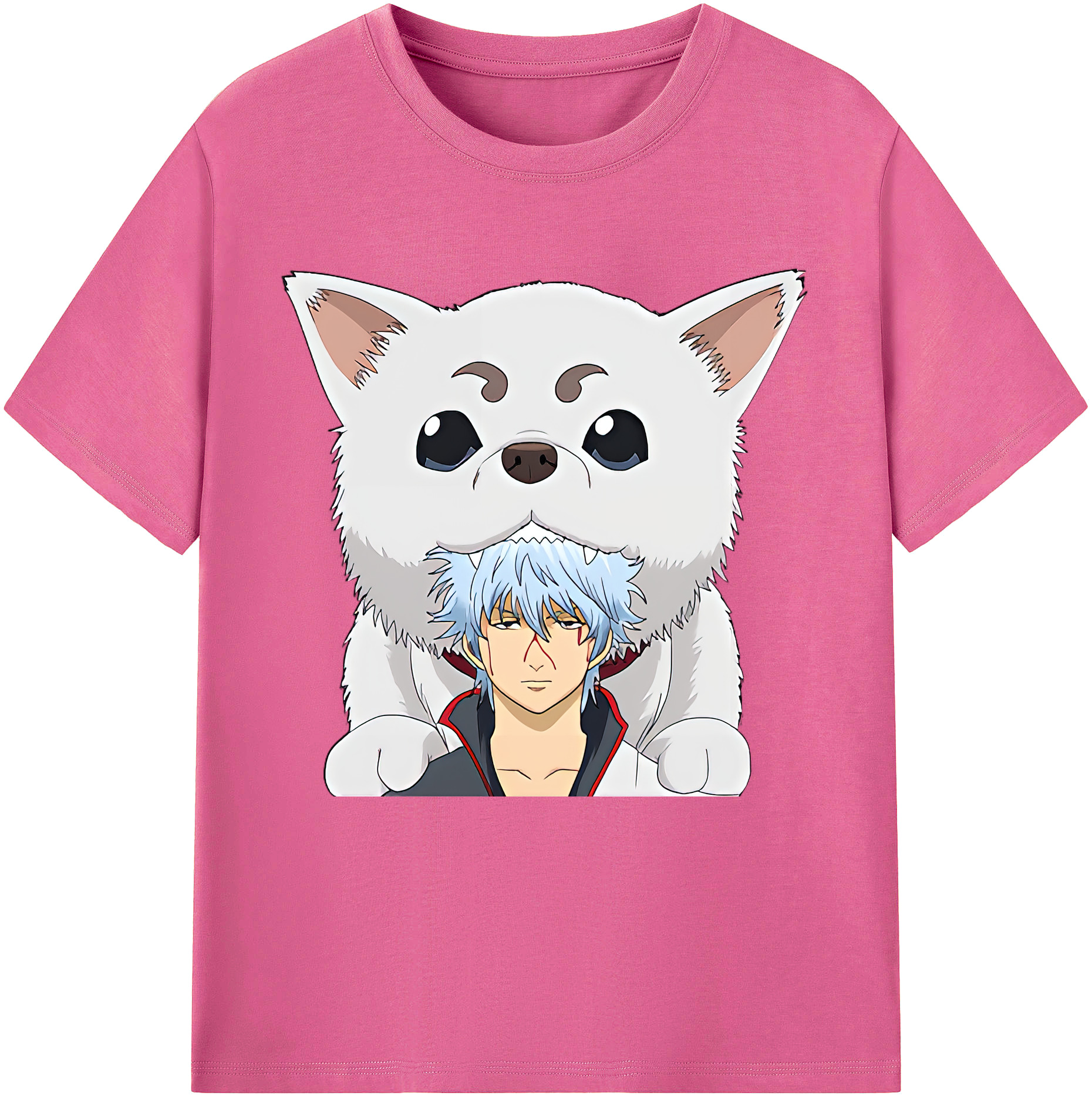 （画像用） ぎんたま 坂田銀時（さかたぎんとき） 神楽 志村新八（しむら しんぱち） GINTAMA Sakata Gintoki Kagura Shimura Shinpachi レディースカジュアルプリントTシャツ（綿100％）