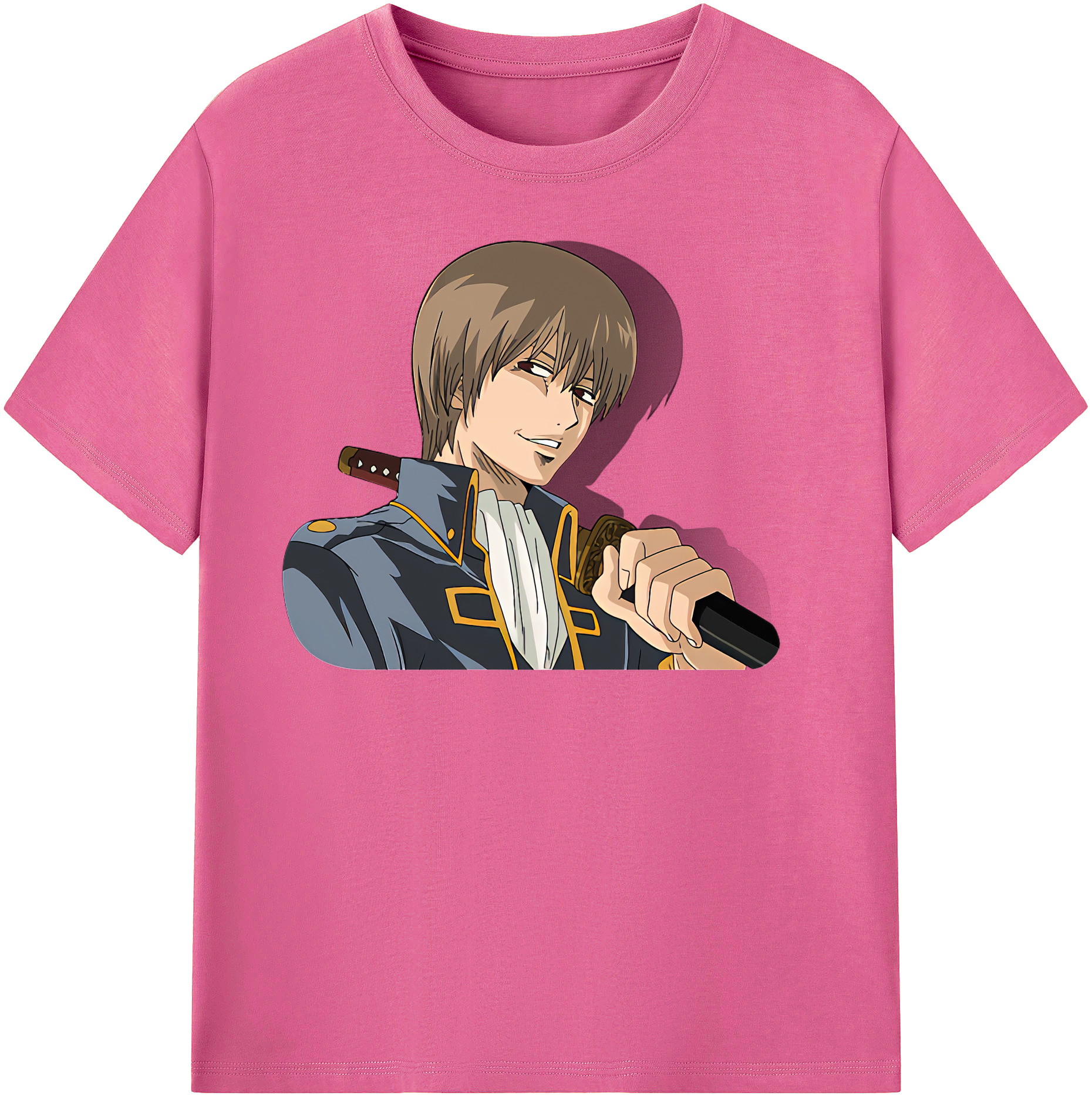 （画像用） ぎんたま 坂田銀時（さかたぎんとき） 神楽 志村新八（しむら しんぱち） GINTAMA Sakata Gintoki Kagura Shimura Shinpachi レディースカジュアルプリントTシャツ（綿100％）