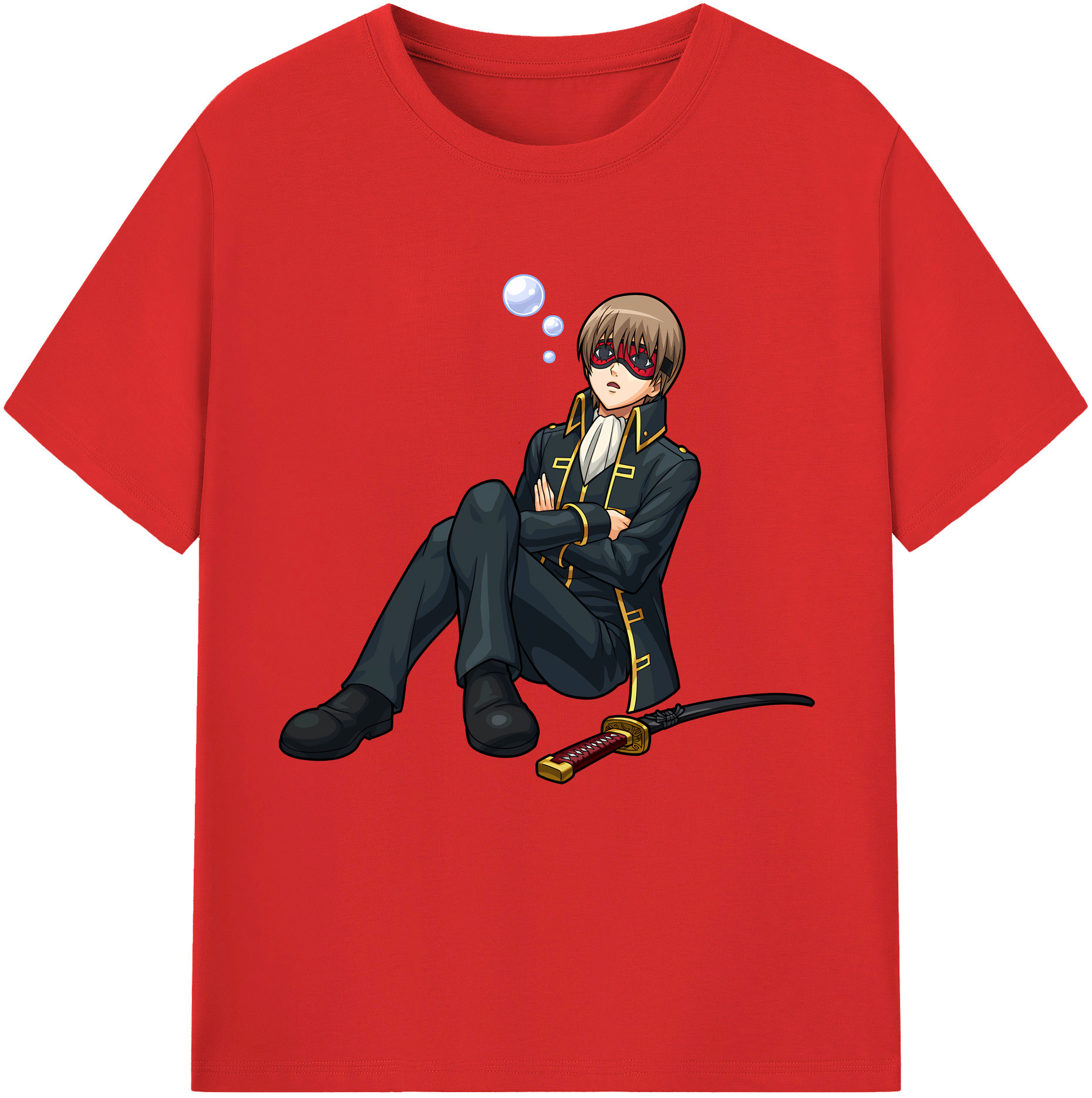 （画像用） ぎんたま 坂田銀時（さかたぎんとき） 神楽 志村新八（しむら しんぱち） GINTAMA Sakata Gintoki Kagura Shimura Shinpachi レディースカジュアルプリントTシャツ（綿100％）