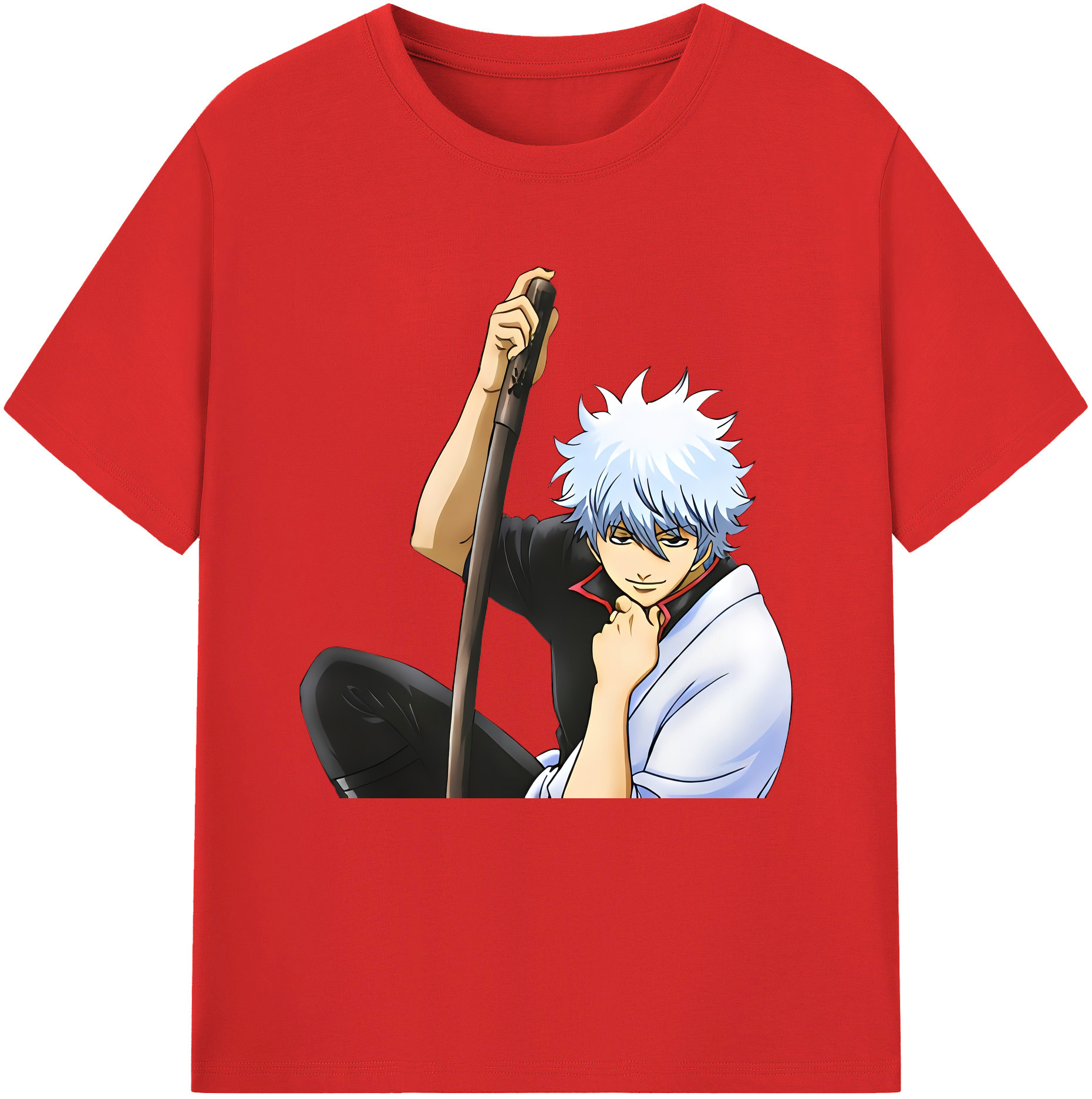 （画像用） ぎんたま 坂田銀時（さかたぎんとき） 神楽 志村新八（しむら しんぱち） GINTAMA Sakata Gintoki Kagura Shimura Shinpachi レディースカジュアルプリントTシャツ（綿100％）