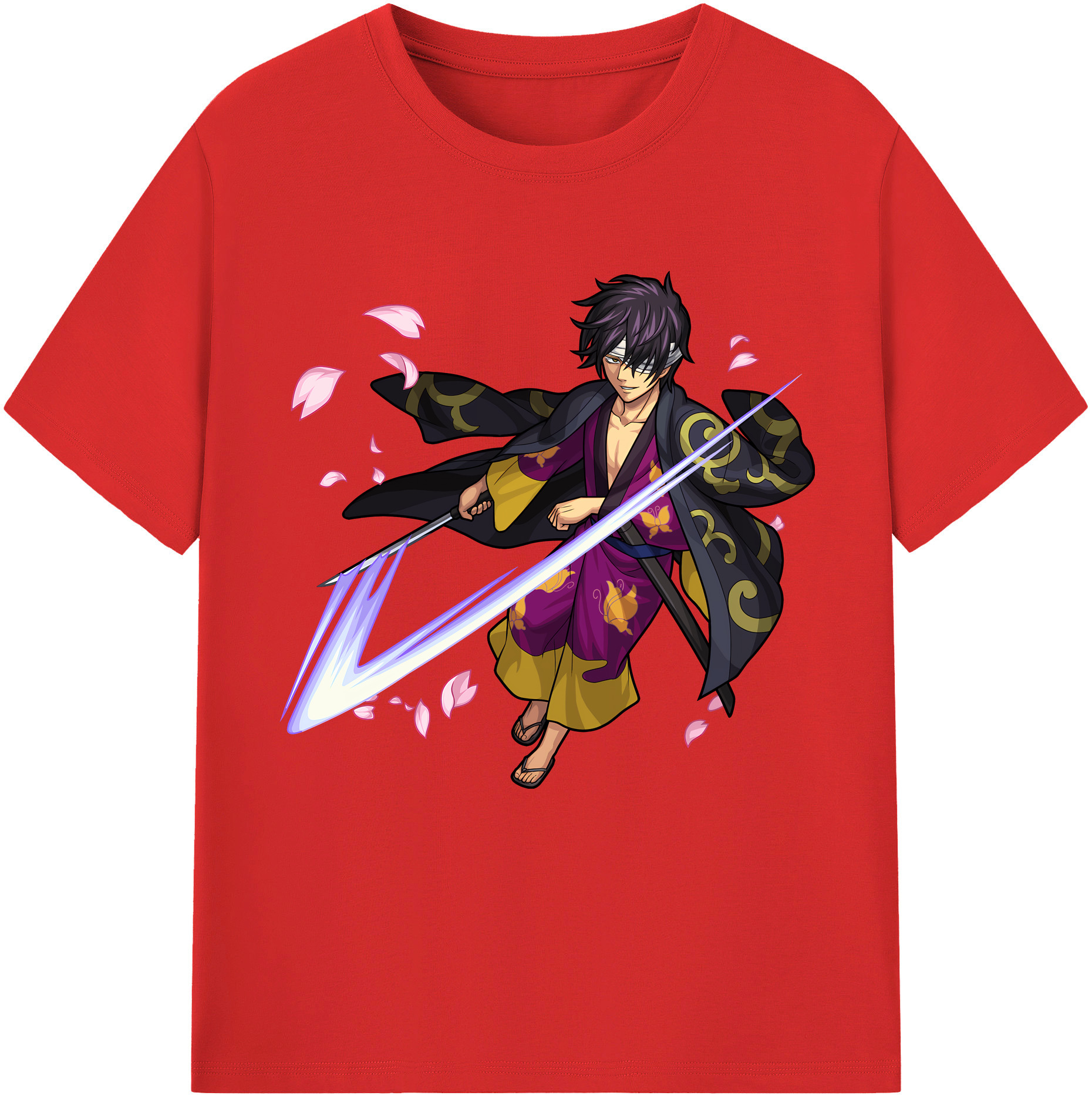 （画像用） ぎんたま 坂田銀時（さかたぎんとき） 神楽 志村新八（しむら しんぱち） GINTAMA Sakata Gintoki Kagura Shimura Shinpachi レディースカジュアルプリントTシャツ（綿100％）