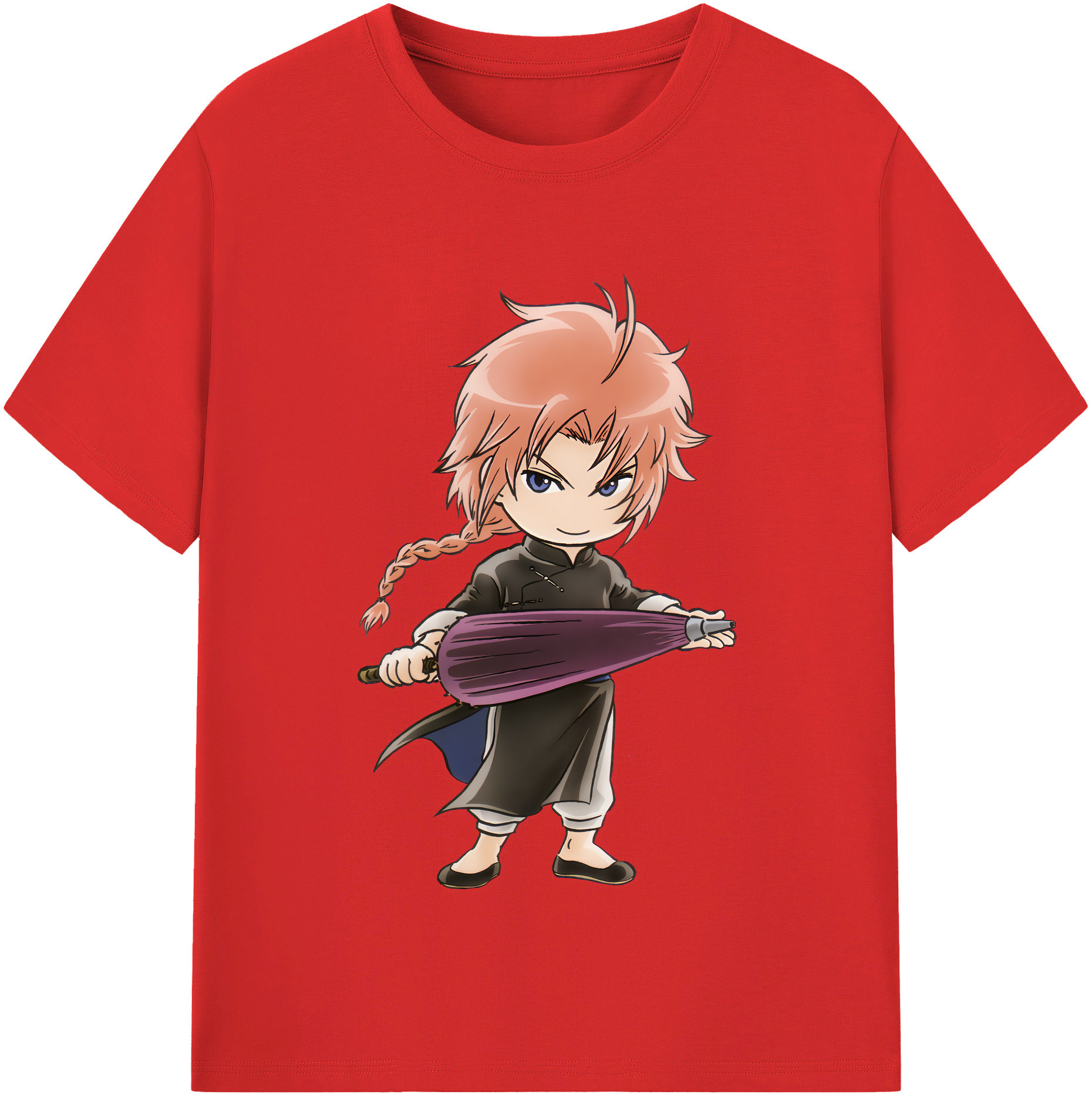 （画像用） ぎんたま 坂田銀時（さかたぎんとき） 神楽 志村新八（しむら しんぱち） GINTAMA Sakata Gintoki Kagura Shimura Shinpachi レディースカジュアルプリントTシャツ（綿100％）