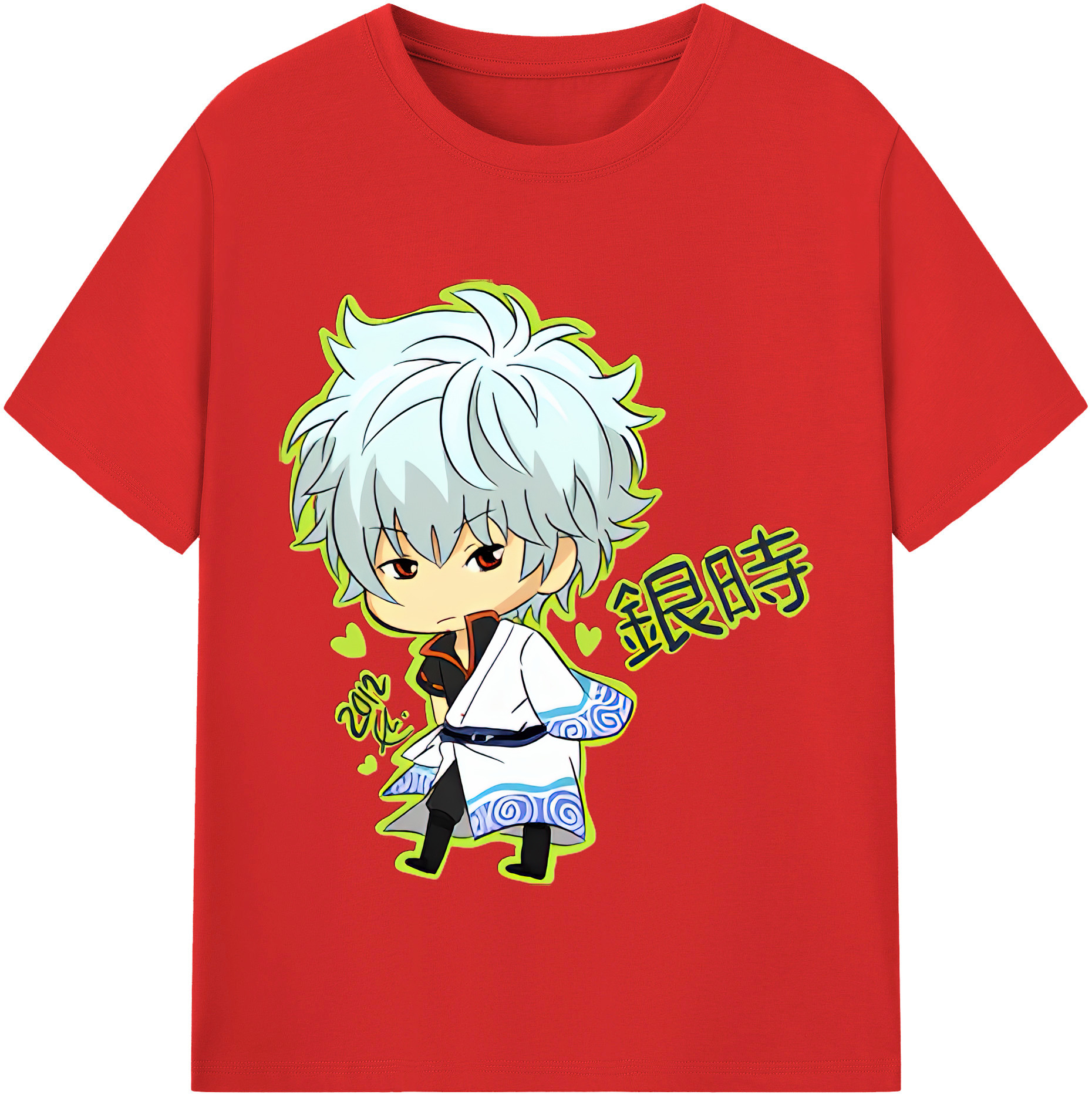 （画像用） ぎんたま 坂田銀時（さかたぎんとき） 神楽 志村新八（しむら しんぱち） GINTAMA Sakata Gintoki Kagura Shimura Shinpachi レディースカジュアルプリントTシャツ（綿100％）