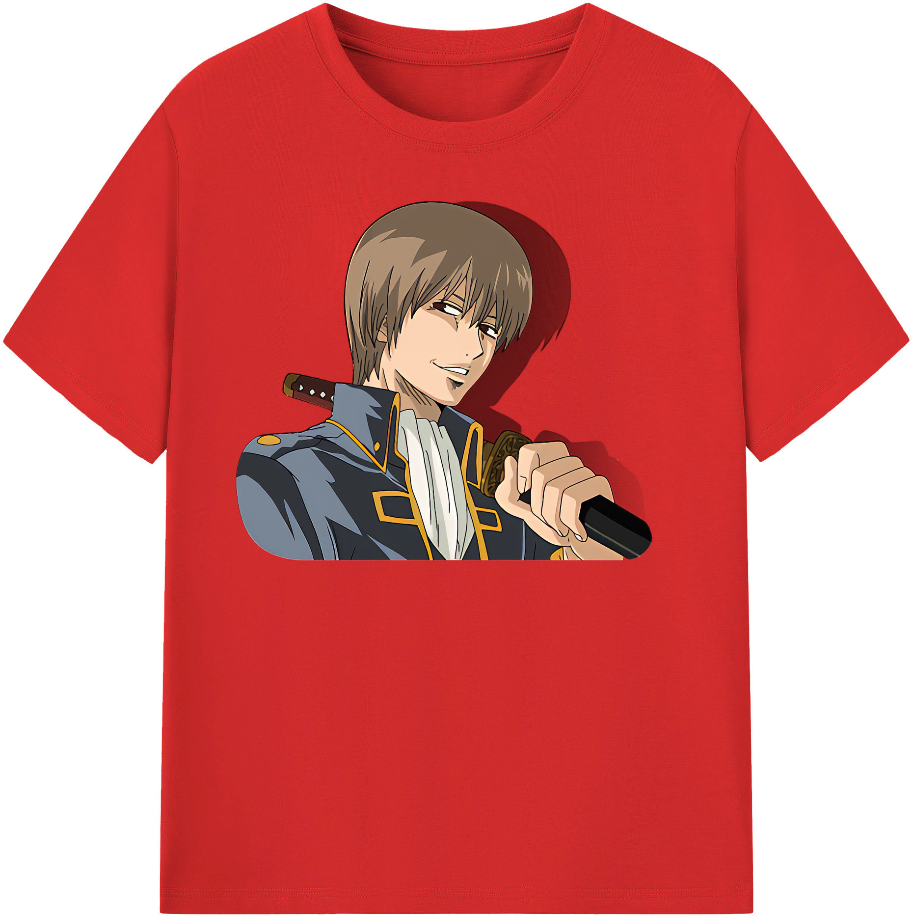 （画像用） ぎんたま 坂田銀時（さかたぎんとき） 神楽 志村新八（しむら しんぱち） GINTAMA Sakata Gintoki Kagura Shimura Shinpachi レディースカジュアルプリントTシャツ（綿100％）