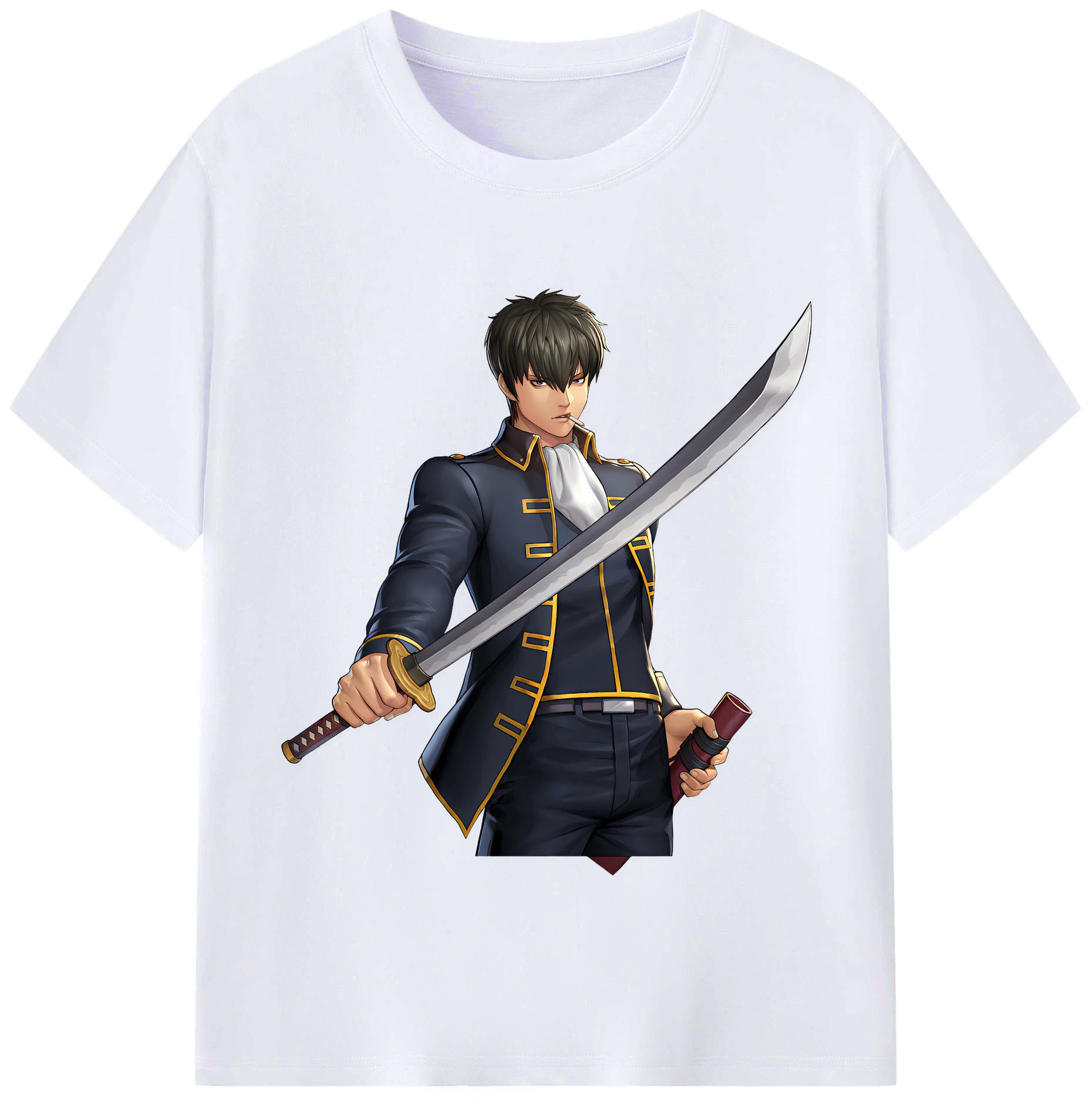 （画像用） ぎんたま 坂田銀時（さかたぎんとき） 神楽 志村新八（しむら しんぱち） GINTAMA Sakata Gintoki Kagura Shimura Shinpachi レディースカジュアルプリントTシャツ（綿100％）