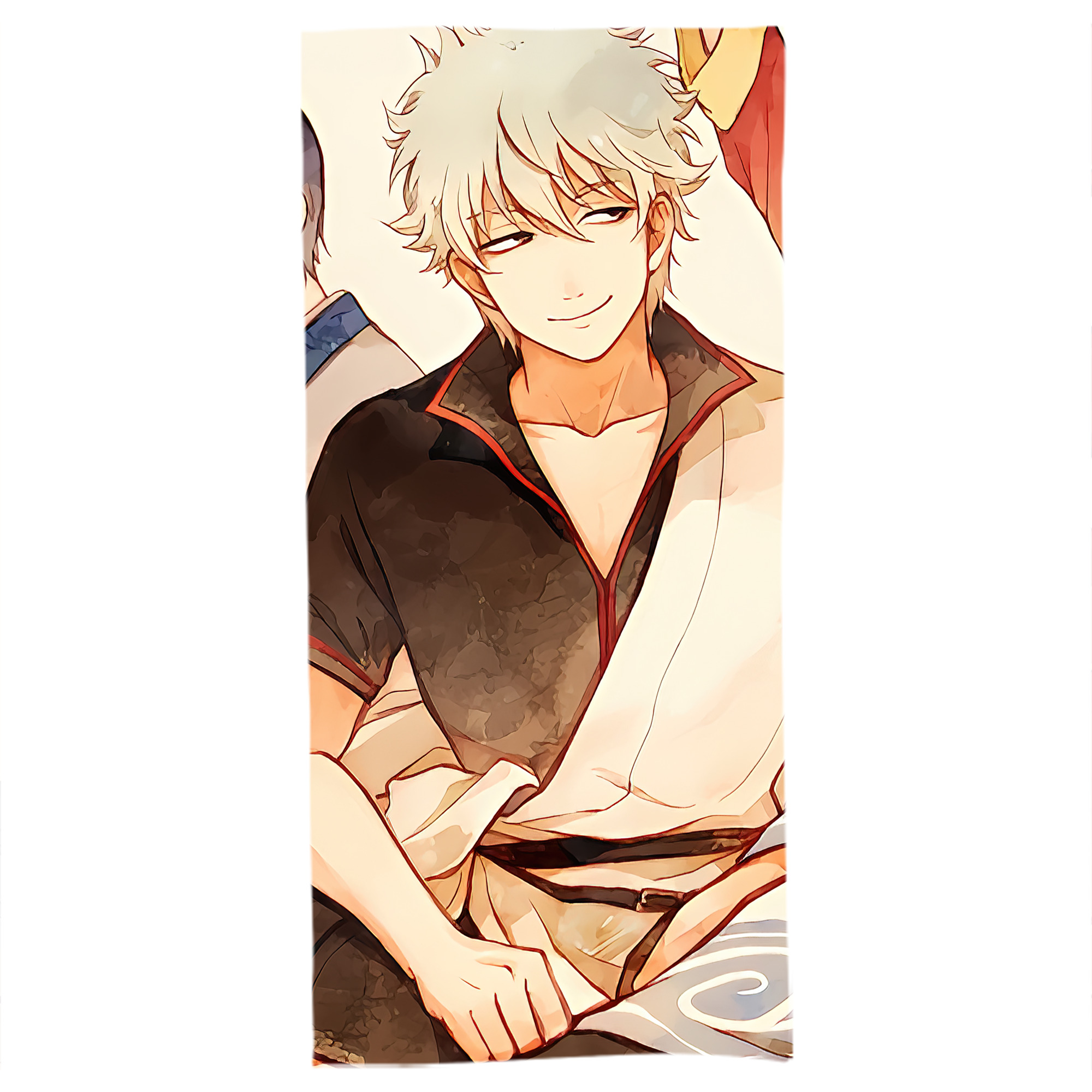 （画像用） ぎんたま 坂田銀時（さかたぎんとき） 神楽 志村新八（しむら しんぱち） GINTAMA Sakata Gintoki Kagura Shimura Shinpachi 大判バスタオル 70×140cm 吸水速乾 柔らかい肌触り