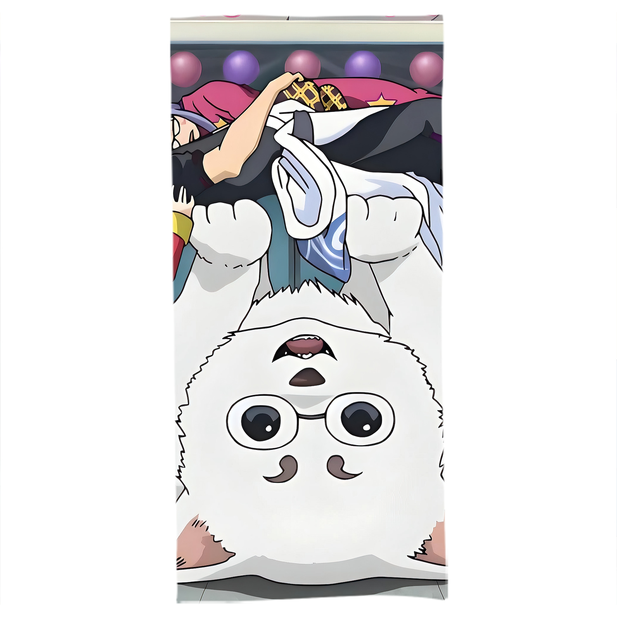 （画像用） ぎんたま 坂田銀時（さかたぎんとき） 神楽 志村新八（しむら しんぱち） GINTAMA Sakata Gintoki Kagura Shimura Shinpachi 大判バスタオル 70×140cm 吸水速乾 柔らかい肌触り