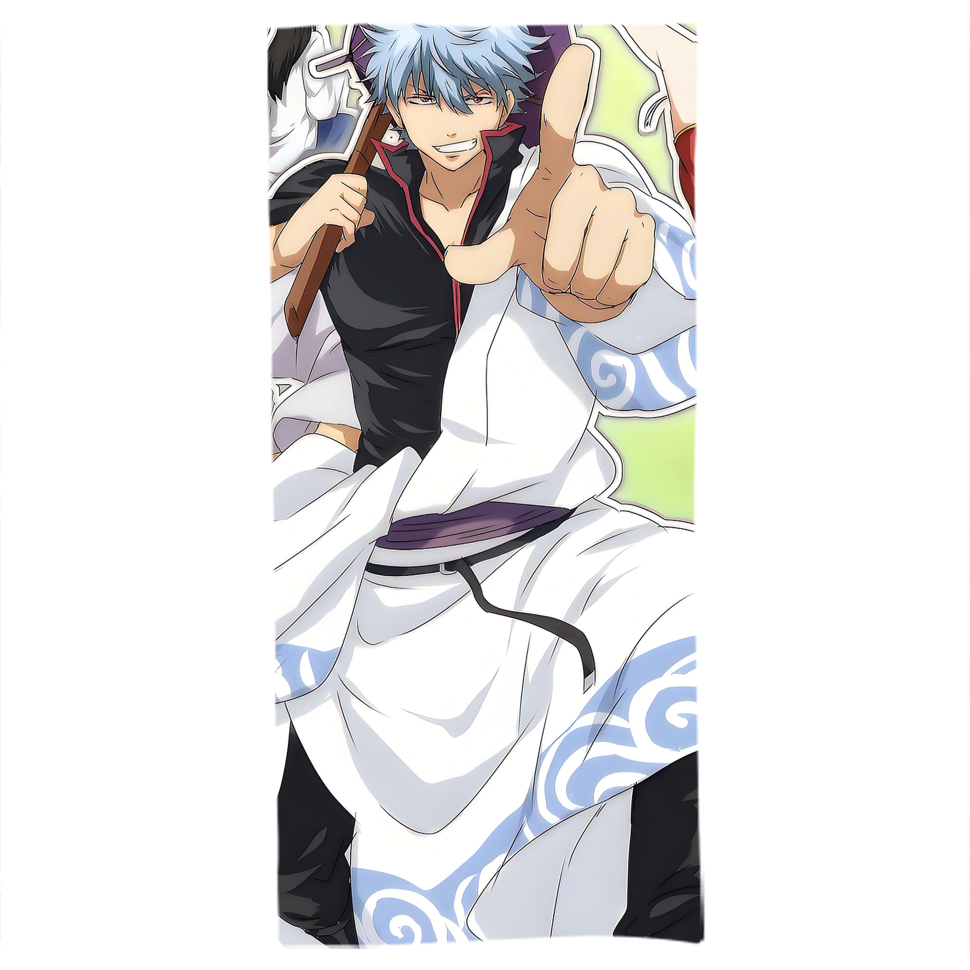 （画像用） ぎんたま 坂田銀時（さかたぎんとき） 神楽 志村新八（しむら しんぱち） GINTAMA Sakata Gintoki Kagura Shimura Shinpachi 大判バスタオル 70×140cm 吸水速乾 柔らかい肌触り
