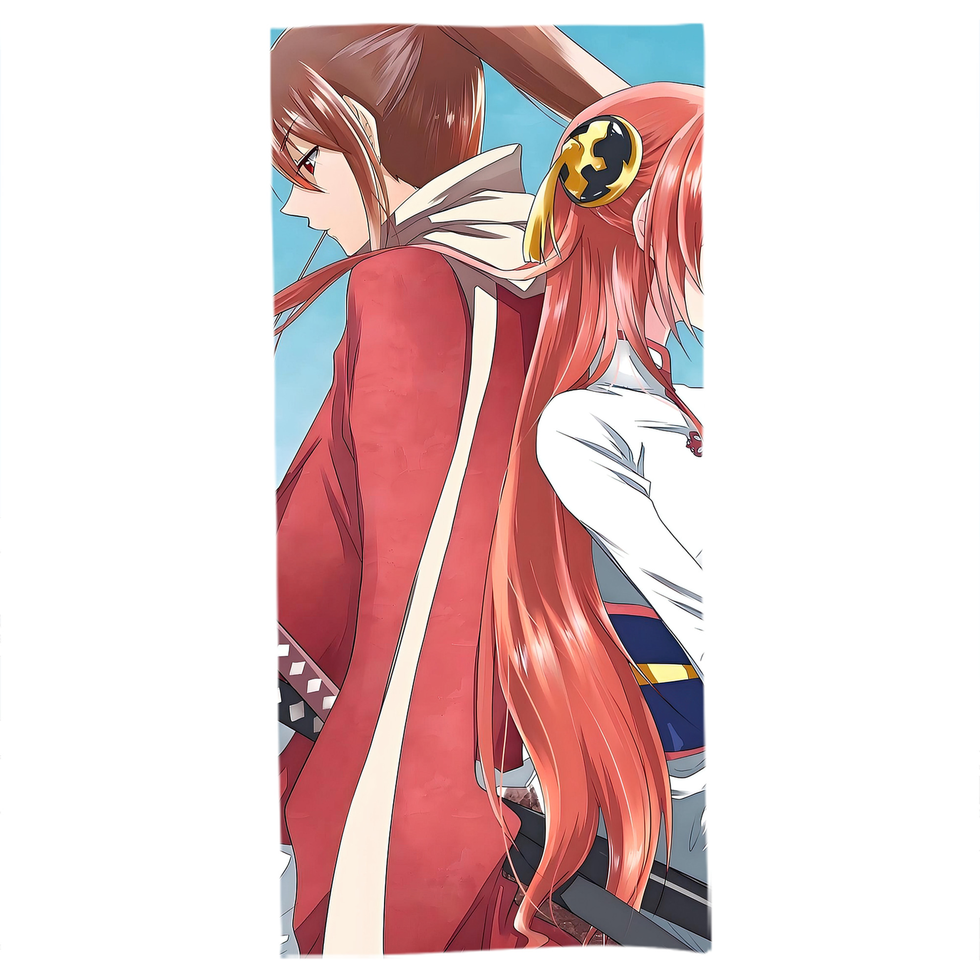 （画像用） ぎんたま 坂田銀時（さかたぎんとき） 神楽 志村新八（しむら しんぱち） GINTAMA Sakata Gintoki Kagura Shimura Shinpachi 大判バスタオル 70×140cm 吸水速乾 柔らかい肌触り