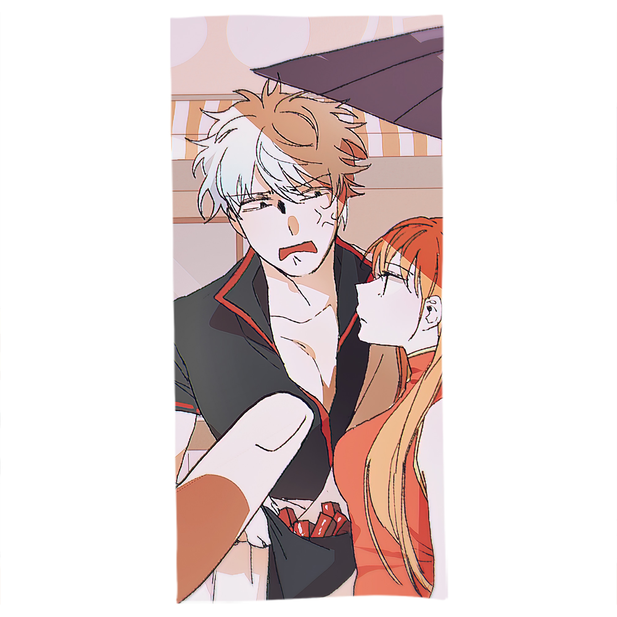 （画像用） ぎんたま 坂田銀時（さかたぎんとき） 神楽 志村新八（しむら しんぱち） GINTAMA Sakata Gintoki Kagura Shimura Shinpachi 大判バスタオル 70×140cm 吸水速乾 柔らかい肌触り