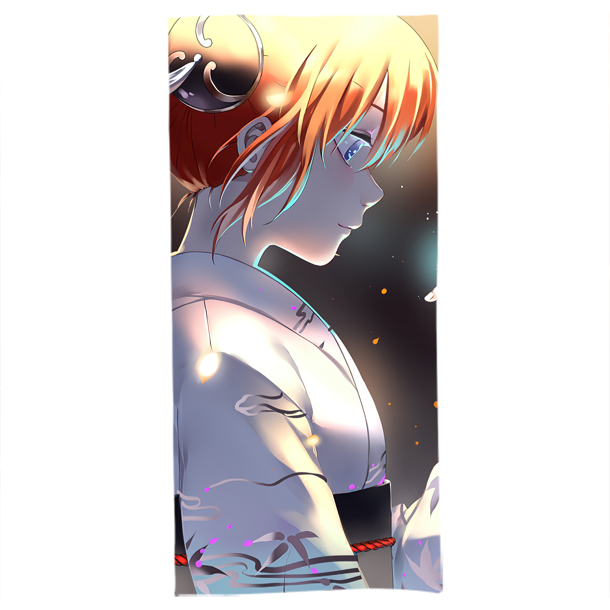 （画像用） ぎんたま 坂田銀時（さかたぎんとき） 神楽 志村新八（しむら しんぱち） GINTAMA Sakata Gintoki Kagura Shimura Shinpachi 大判バスタオル 70×140cm 吸水速乾 柔らかい肌触り