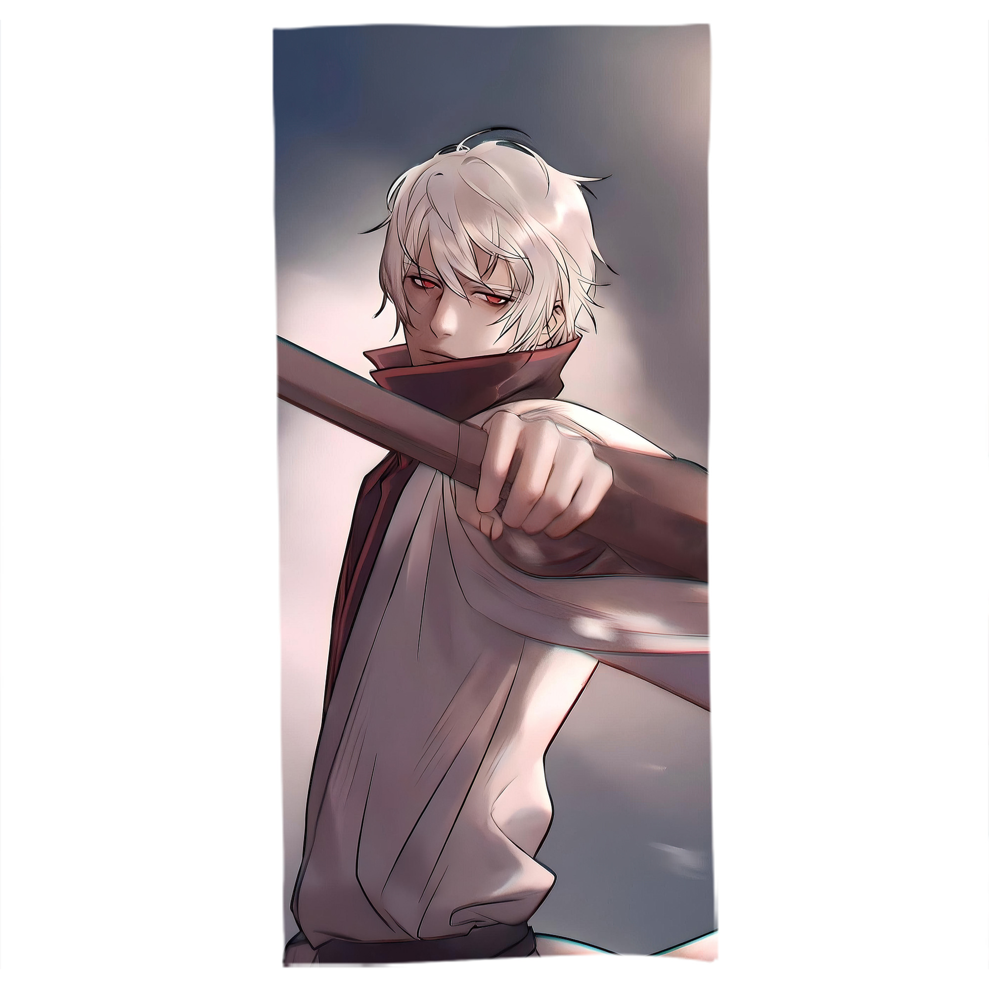（画像用） ぎんたま 坂田銀時（さかたぎんとき） 神楽 志村新八（しむら しんぱち） GINTAMA Sakata Gintoki Kagura Shimura Shinpachi 大判バスタオル 70×140cm 吸水速乾 柔らかい肌触り