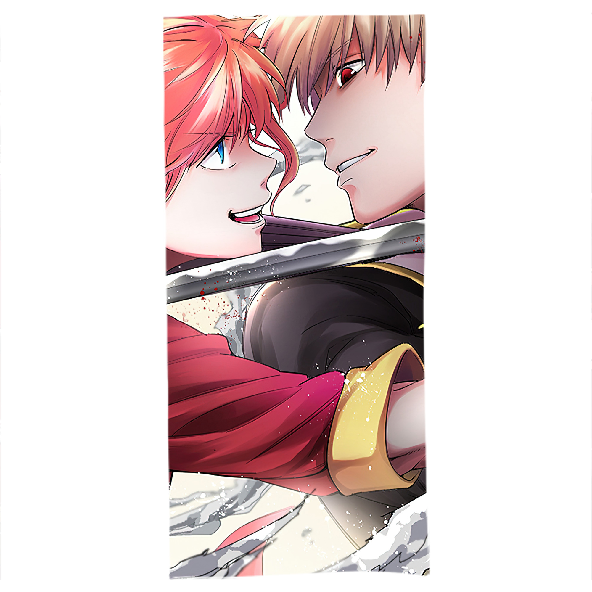 （画像用） ぎんたま 坂田銀時（さかたぎんとき） 神楽 志村新八（しむら しんぱち） GINTAMA Sakata Gintoki Kagura Shimura Shinpachi 大判バスタオル 70×140cm 吸水速乾 柔らかい肌触り