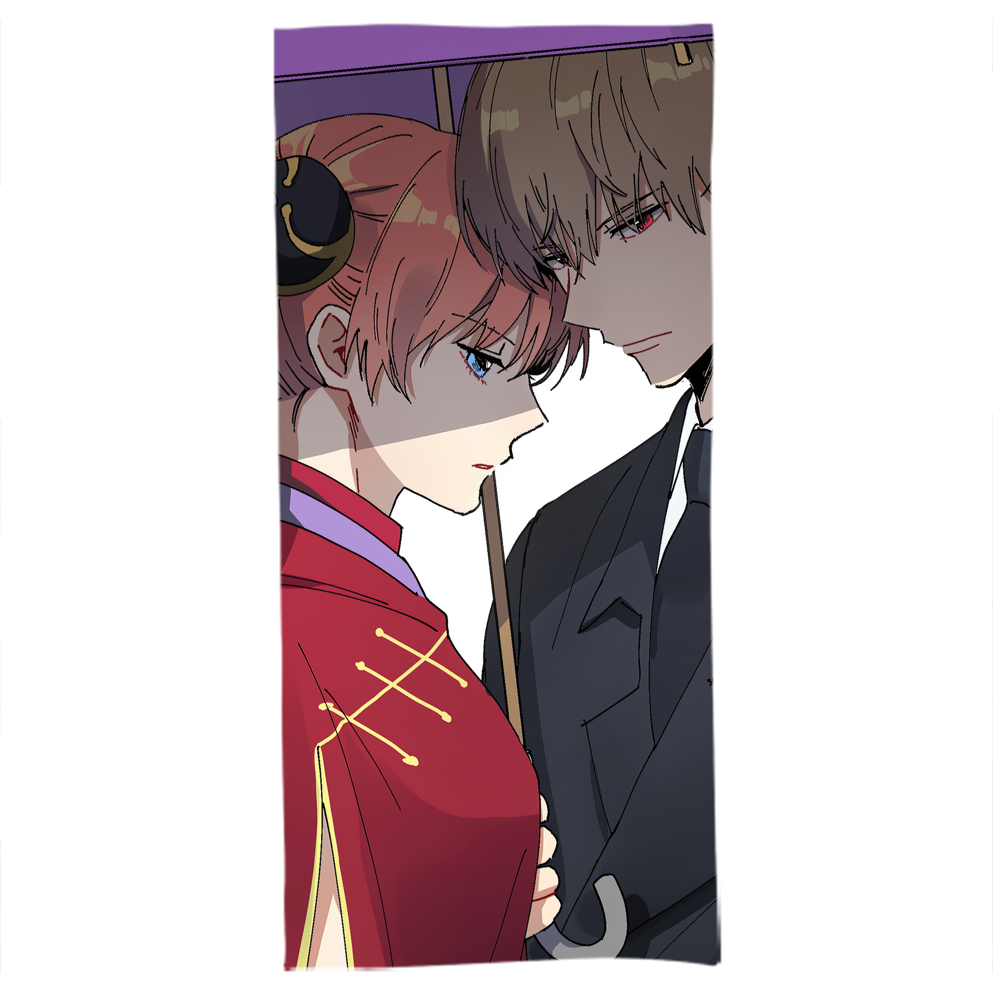（画像用） ぎんたま 坂田銀時（さかたぎんとき） 神楽 志村新八（しむら しんぱち） GINTAMA Sakata Gintoki Kagura Shimura Shinpachi 大判バスタオル 70×140cm 吸水速乾 柔らかい肌触り