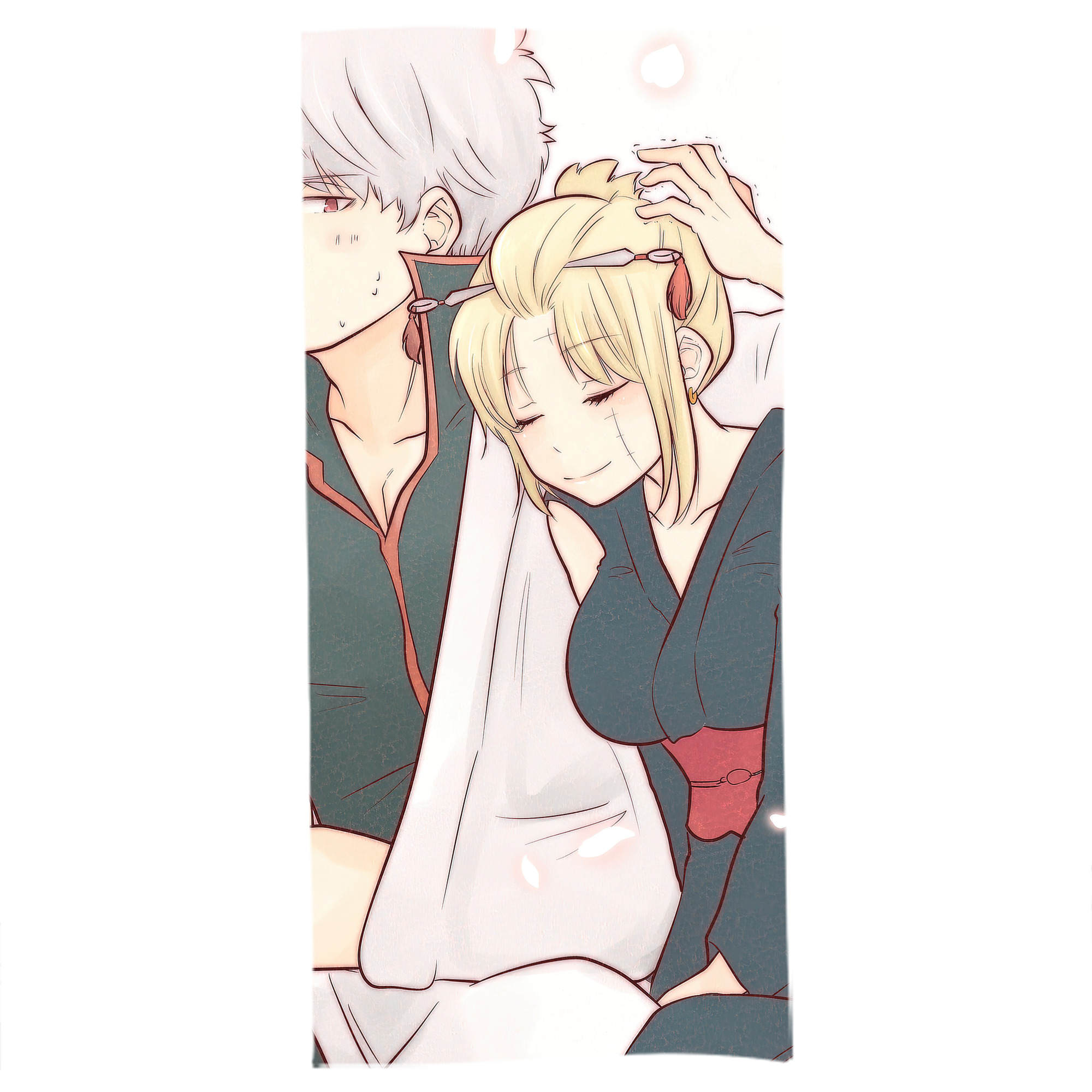 （画像用） ぎんたま 坂田銀時（さかたぎんとき） 神楽 志村新八（しむら しんぱち） GINTAMA Sakata Gintoki Kagura Shimura Shinpachi 大判バスタオル 70×140cm 吸水速乾 柔らかい肌触り