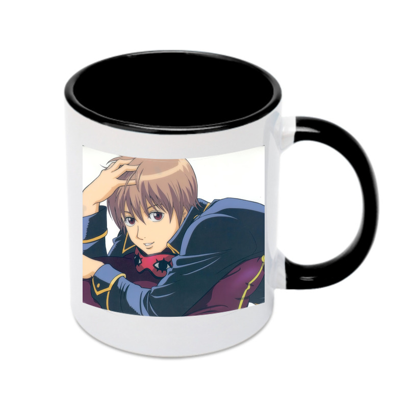 （画像用） ぎんたま 坂田銀時（さかたぎんとき） 神楽 志村新八（しむら しんぱち） GINTAMA Sakata Gintoki Kagura Shimura Shinpachi カラーマグカップ