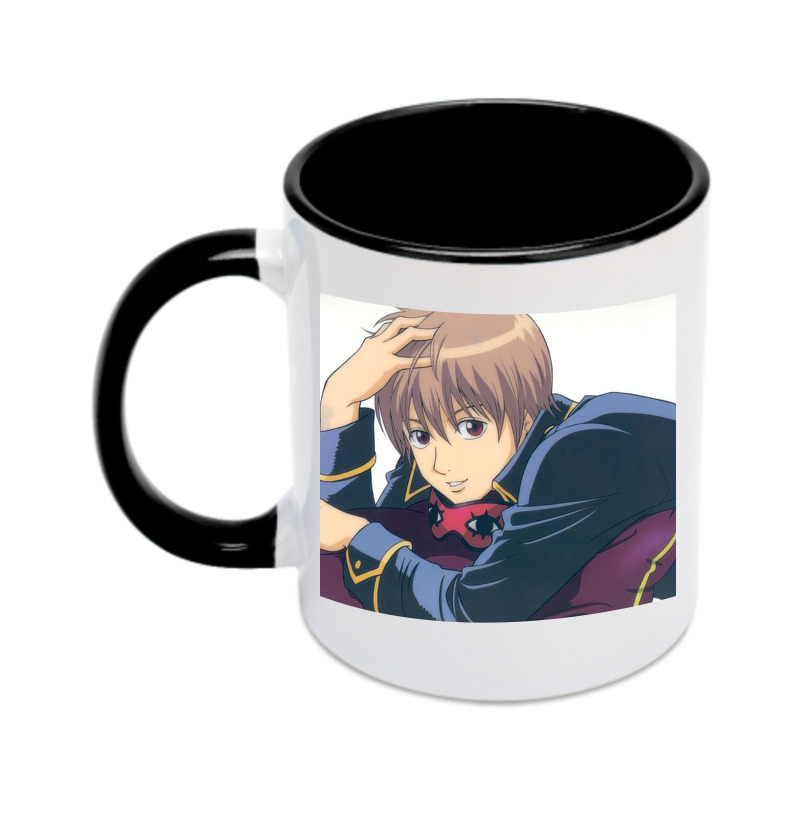 （画像用） ぎんたま 坂田銀時（さかたぎんとき） 神楽 志村新八（しむら しんぱち） GINTAMA Sakata Gintoki Kagura Shimura Shinpachi カラーマグカップ