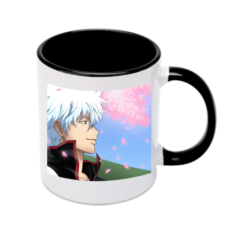 （画像用） ぎんたま 坂田銀時（さかたぎんとき） 神楽 志村新八（しむら しんぱち） GINTAMA Sakata Gintoki Kagura Shimura Shinpachi カラーマグカップ