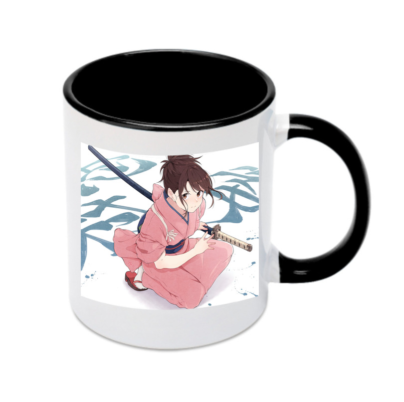 （画像用） ぎんたま 坂田銀時（さかたぎんとき） 神楽 志村新八（しむら しんぱち） GINTAMA Sakata Gintoki Kagura Shimura Shinpachi カラーマグカップ