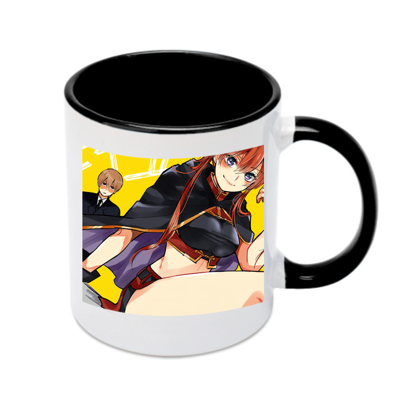 （画像用） ぎんたま 坂田銀時（さかたぎんとき） 神楽 志村新八（しむら しんぱち） GINTAMA Sakata Gintoki Kagura Shimura Shinpachi カラーマグカップ
