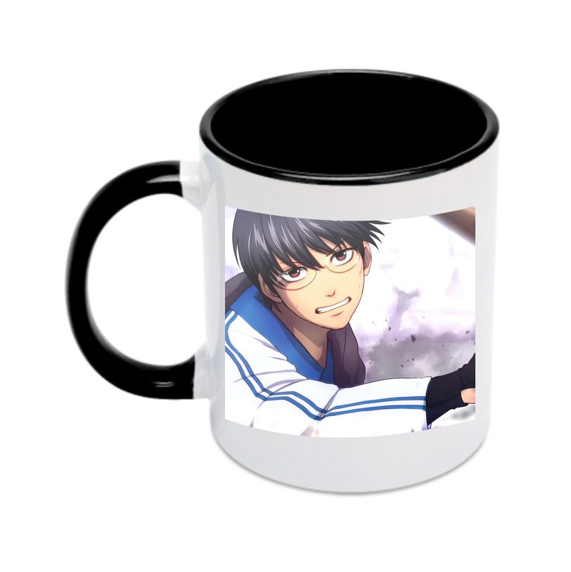 （画像用） ぎんたま 坂田銀時（さかたぎんとき） 神楽 志村新八（しむら しんぱち） GINTAMA Sakata Gintoki Kagura Shimura Shinpachi カラーマグカップ