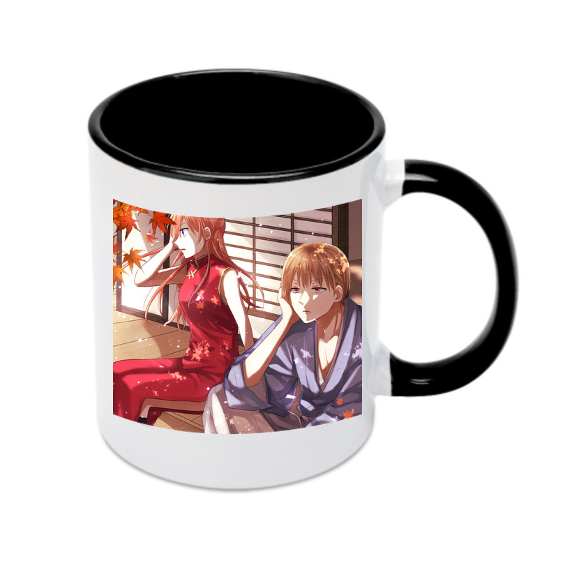 （画像用） ぎんたま 坂田銀時（さかたぎんとき） 神楽 志村新八（しむら しんぱち） GINTAMA Sakata Gintoki Kagura Shimura Shinpachi カラーマグカップ