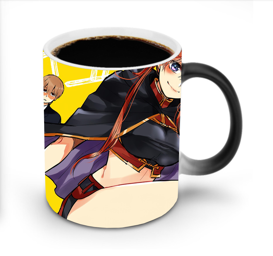 （画像用） ぎんたま 坂田銀時（さかたぎんとき） 神楽 志村新八（しむら しんぱち） GINTAMA Sakata Gintoki Kagura Shimura Shinpachi 温度変色マグカップ