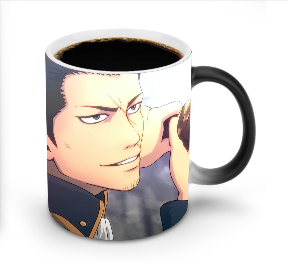 （画像用） ぎんたま 坂田銀時（さかたぎんとき） 神楽 志村新八（しむら しんぱち） GINTAMA Sakata Gintoki Kagura Shimura Shinpachi 温度変色マグカップ