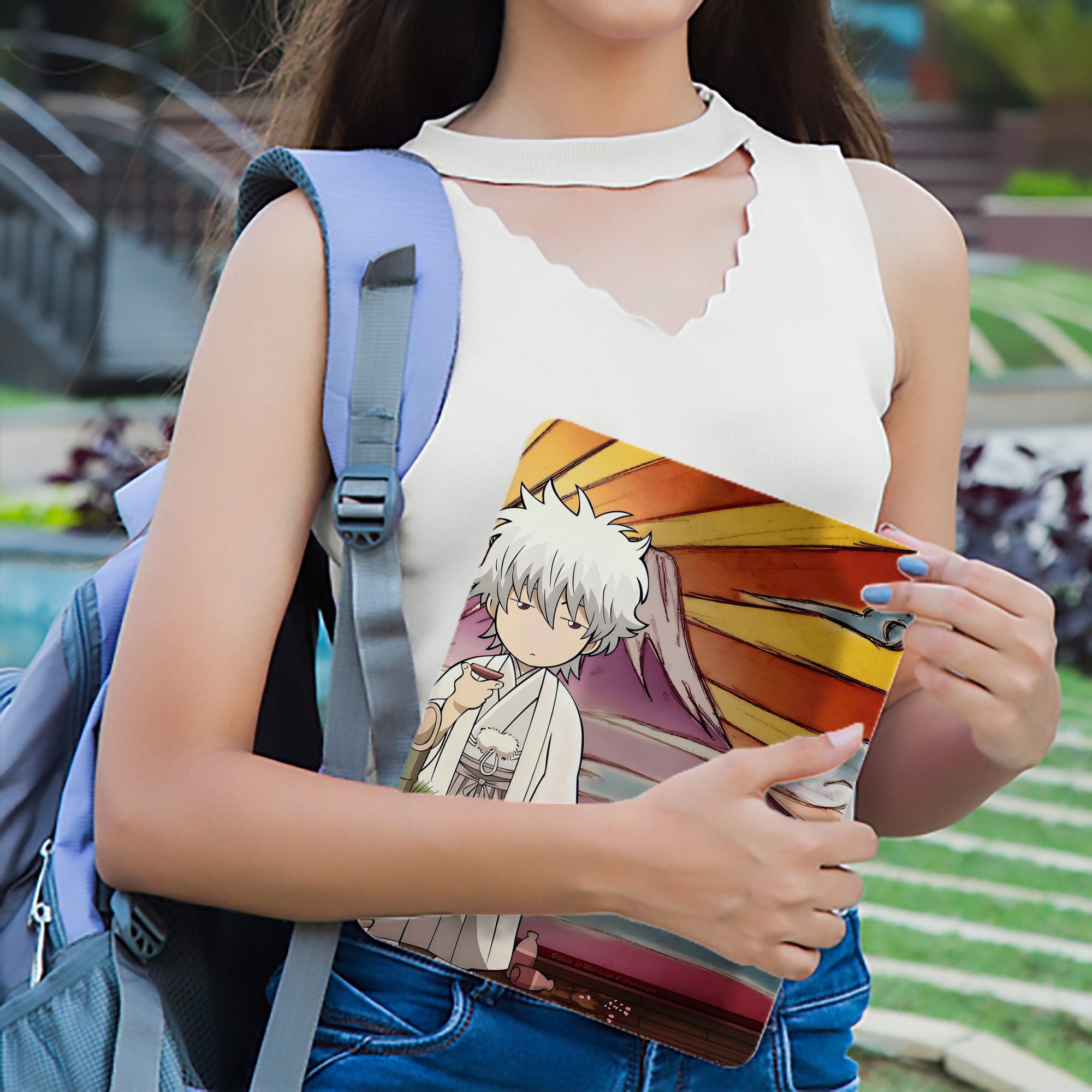 ぎんたま 坂田銀時（さかたぎんとき） 神楽 志村新八（しむら しんぱち） GINTAMA Sakata Gintoki Kagura Shimura Shinpachi IPadケース ペンホルダー付き ブックスタイルデザイン