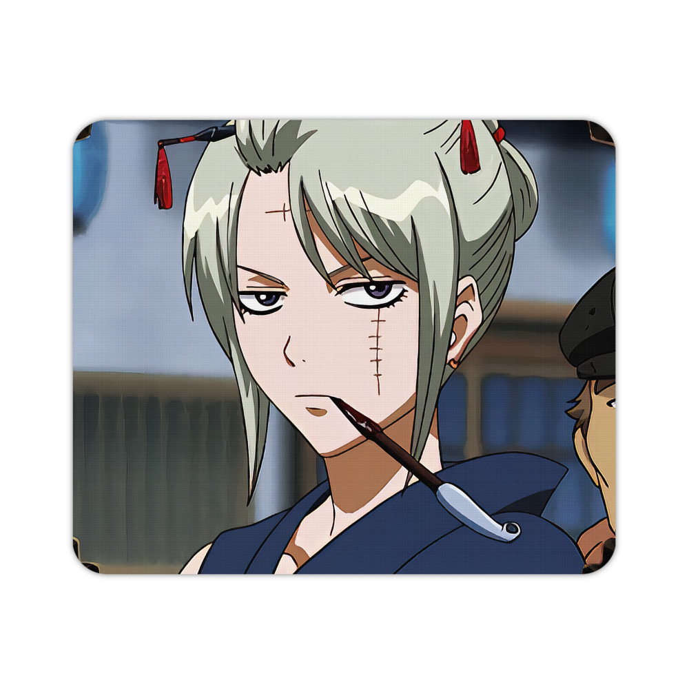 （画像用） ぎんたま 坂田銀時（さかたぎんとき） 神楽 志村新八（しむら しんぱち） GINTAMA Sakata Gintoki Kagura Shimura Shinpachi マウスパッド ステッチ加工 ラバー素材 防水 滑り止め 超薄型 ゲーミング/オフィス対応