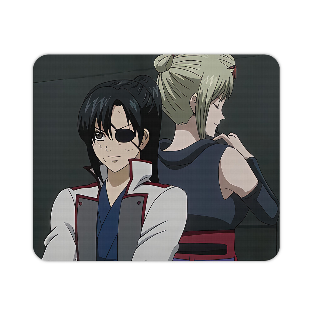 （画像用） ぎんたま 坂田銀時（さかたぎんとき） 神楽 志村新八（しむら しんぱち） GINTAMA Sakata Gintoki Kagura Shimura Shinpachi マウスパッド ステッチ加工 ラバー素材 防水 滑り止め 超薄型 ゲーミング/オフィス対応
