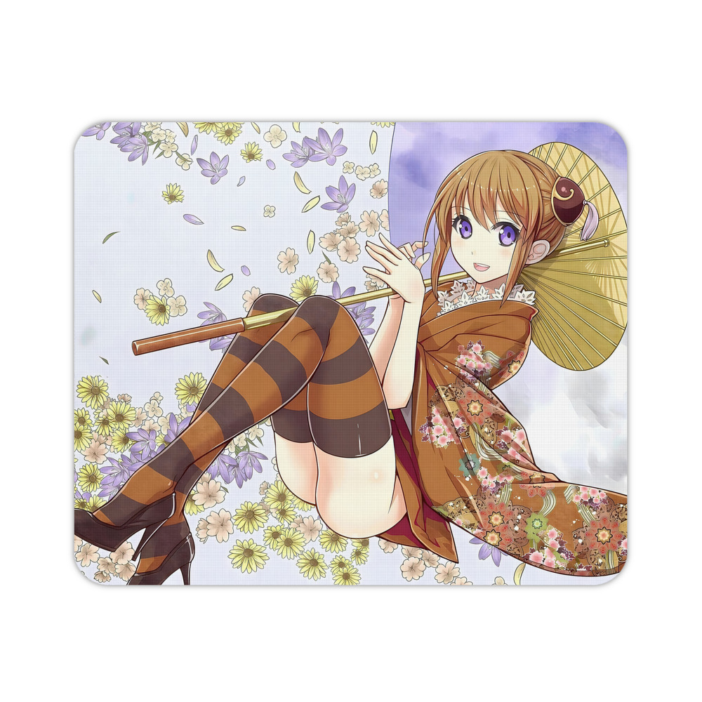 （画像用） ぎんたま 坂田銀時（さかたぎんとき） 神楽 志村新八（しむら しんぱち） GINTAMA Sakata Gintoki Kagura Shimura Shinpachi マウスパッド ステッチ加工 ラバー素材 防水 滑り止め 超薄型 ゲーミング/オフィス対応
