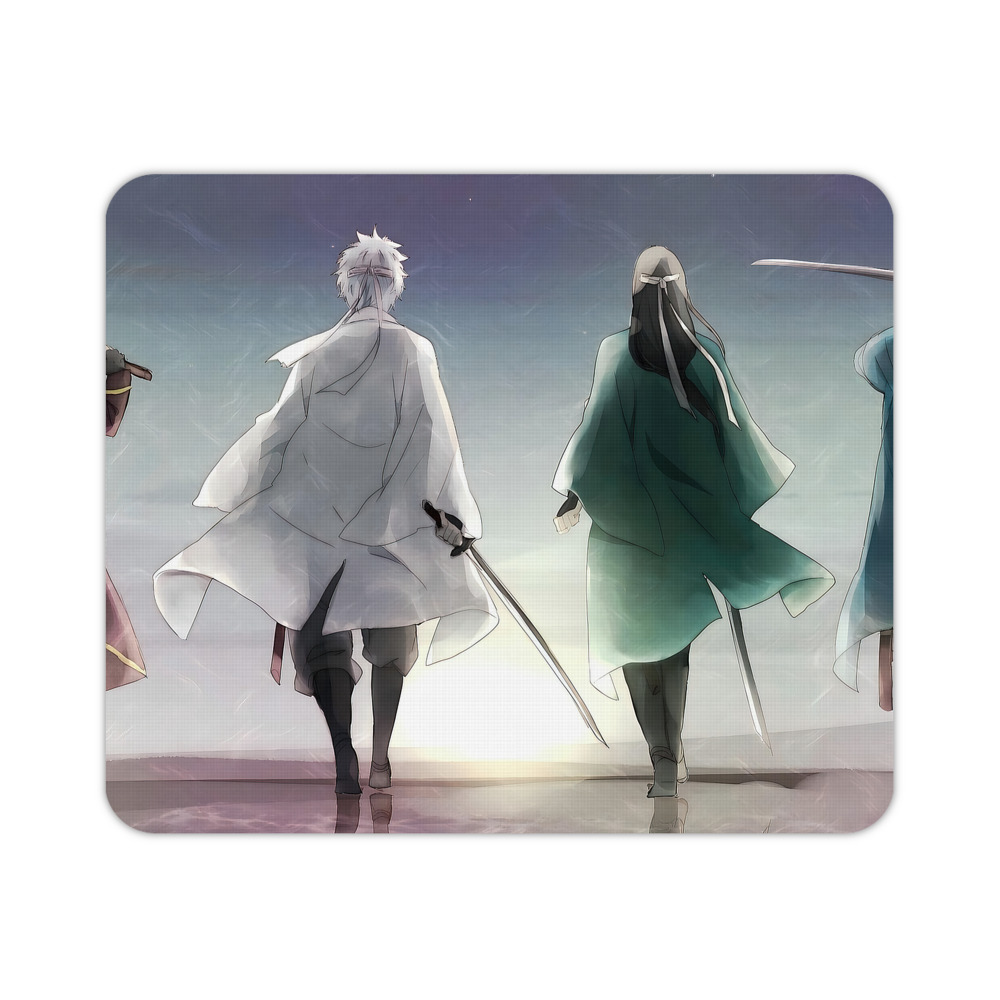 （画像用） ぎんたま 坂田銀時（さかたぎんとき） 神楽 志村新八（しむら しんぱち） GINTAMA Sakata Gintoki Kagura Shimura Shinpachi マウスパッド ステッチ加工 ラバー素材 防水 滑り止め 超薄型 ゲーミング/オフィス対応