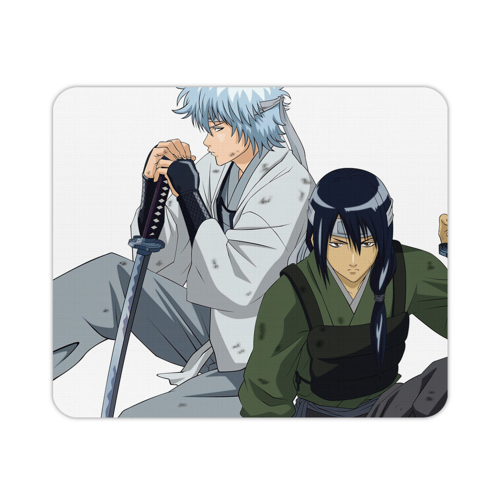 （画像用） ぎんたま 坂田銀時（さかたぎんとき） 神楽 志村新八（しむら しんぱち） GINTAMA Sakata Gintoki Kagura Shimura Shinpachi マウスパッド ステッチ加工 ラバー素材 防水 滑り止め 超薄型 ゲーミング/オフィス対応