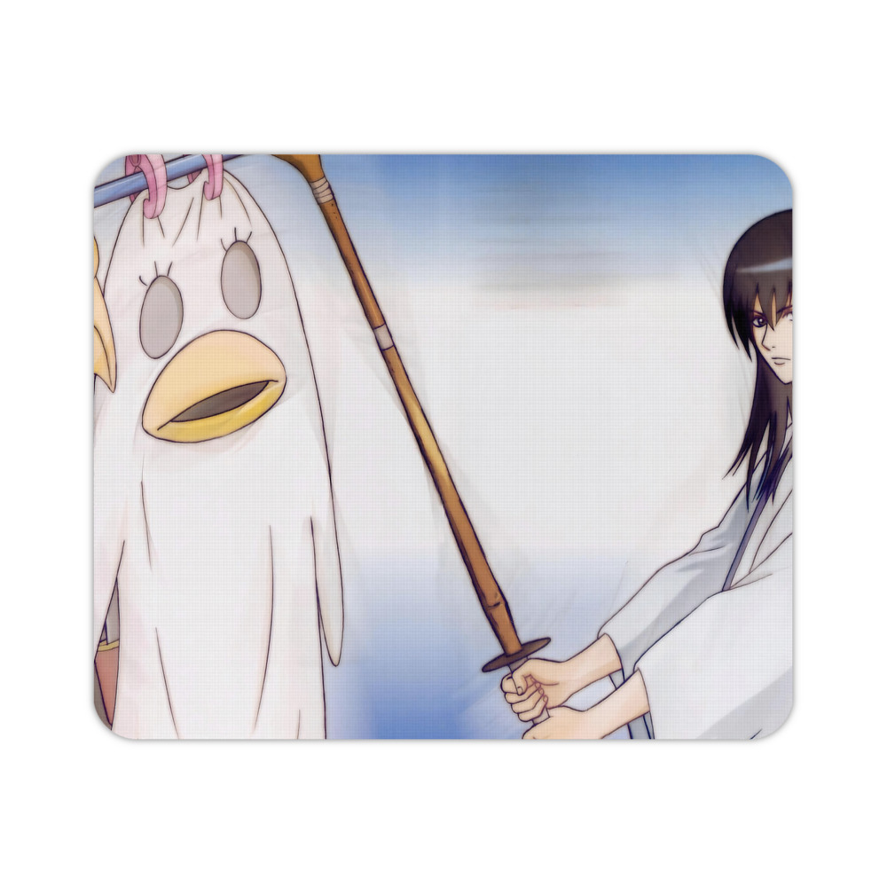 （画像用） ぎんたま 坂田銀時（さかたぎんとき） 神楽 志村新八（しむら しんぱち） GINTAMA Sakata Gintoki Kagura Shimura Shinpachi マウスパッド ステッチ加工 ラバー素材 防水 滑り止め 超薄型 ゲーミング/オフィス対応